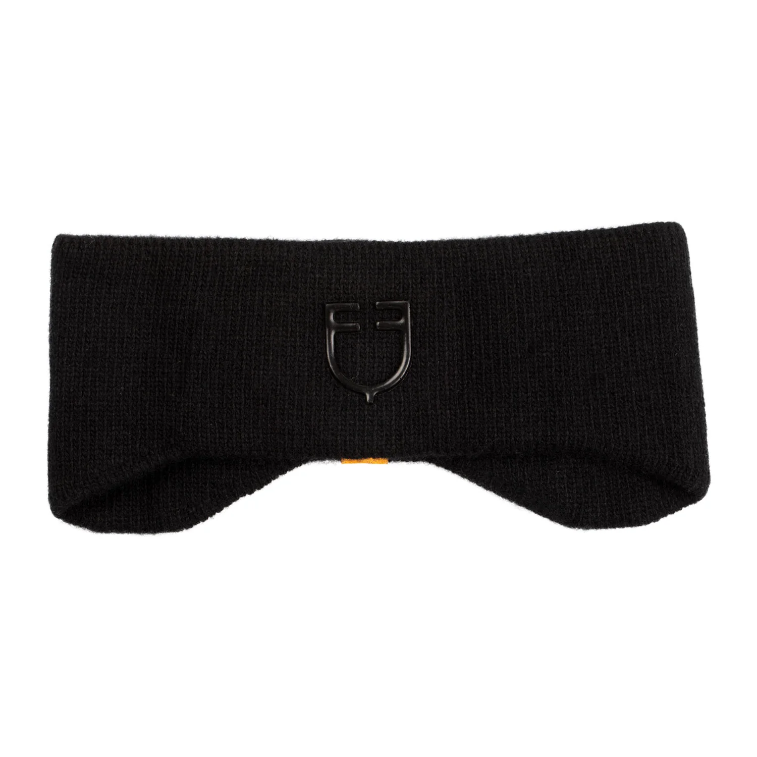 Equestro Unisex Ribbed Wool Earmuff Headband With Logo