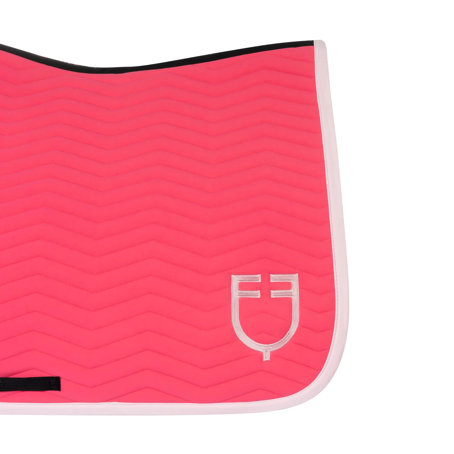 Equestro Wave Quilting Dressage Saddle Pad In Technical Fabric - Image 10