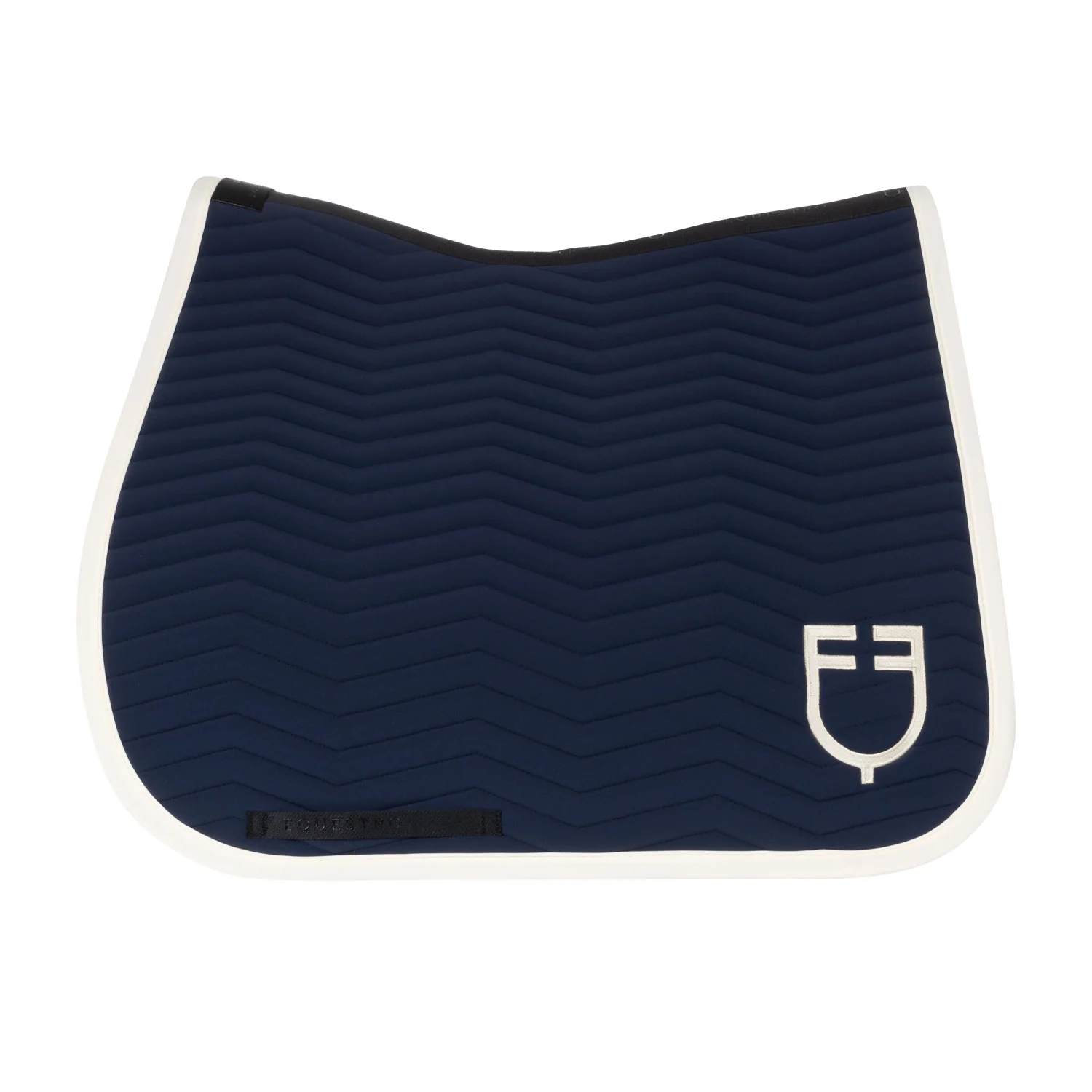 Equestro Wave Quilting Dressage Saddle Pad In Technical Fabric - Image 12