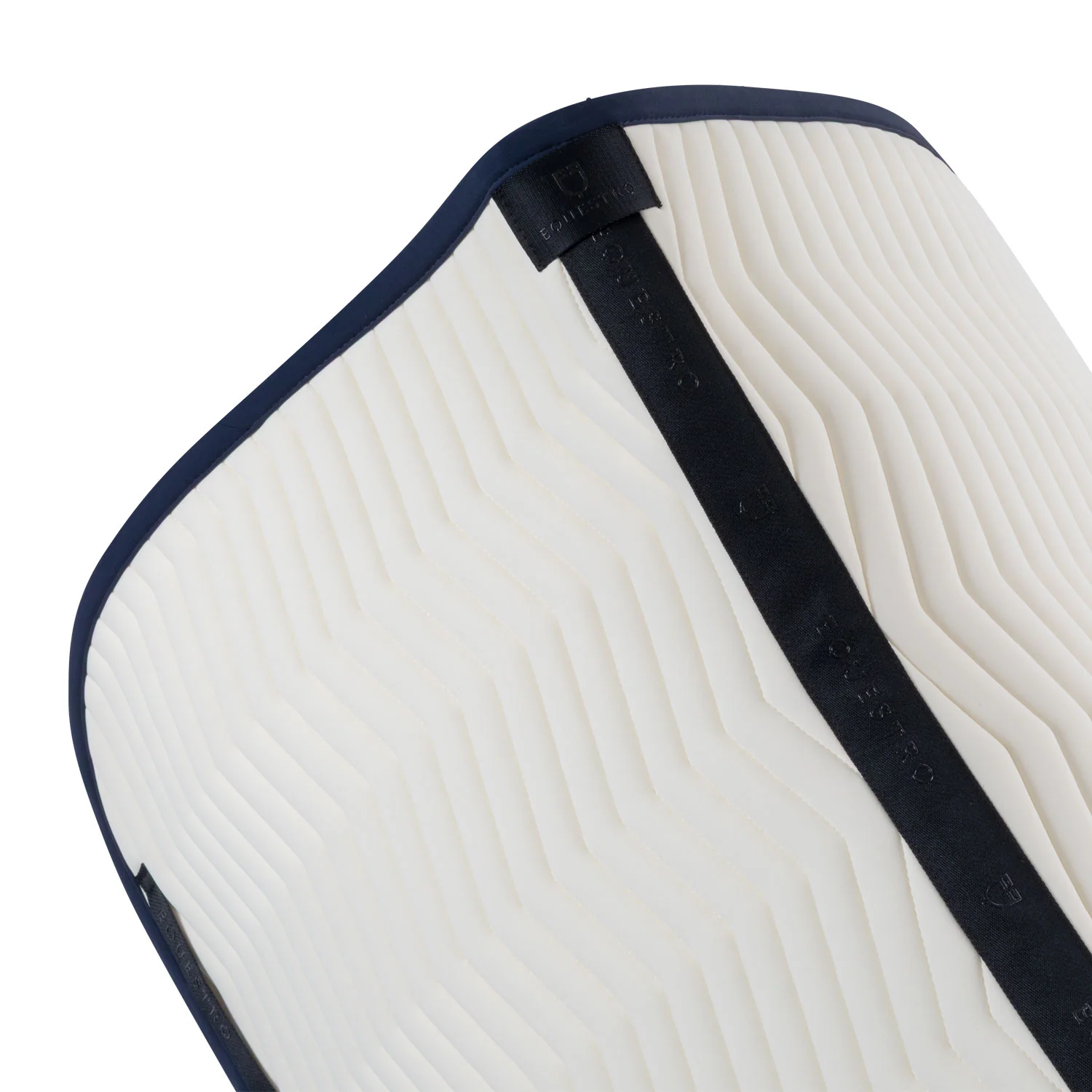 Equestro Wave Quilting Dressage Saddle Pad In Technical Fabric - Image 3