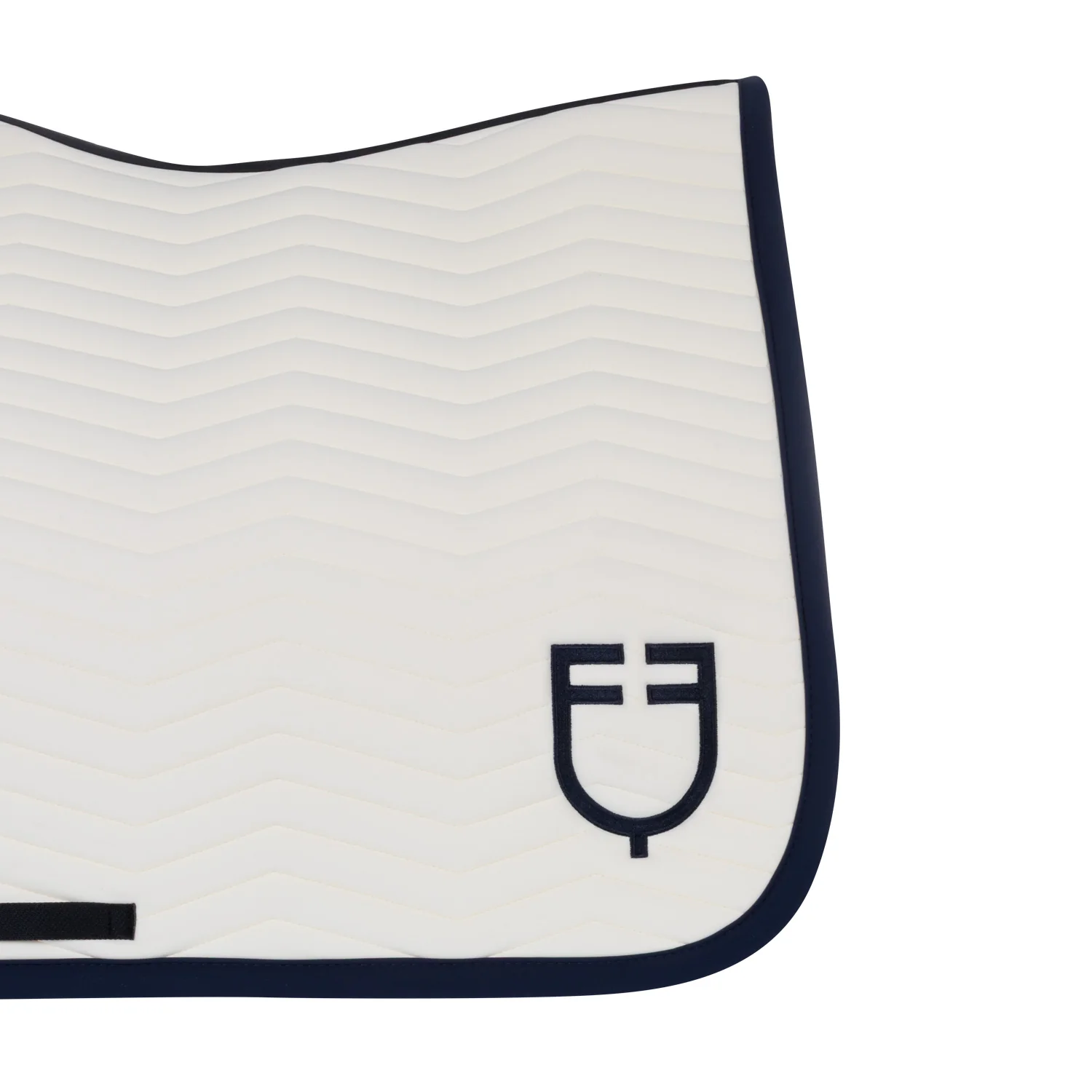 Equestro Wave Quilting Dressage Saddle Pad In Technical Fabric - Image 5
