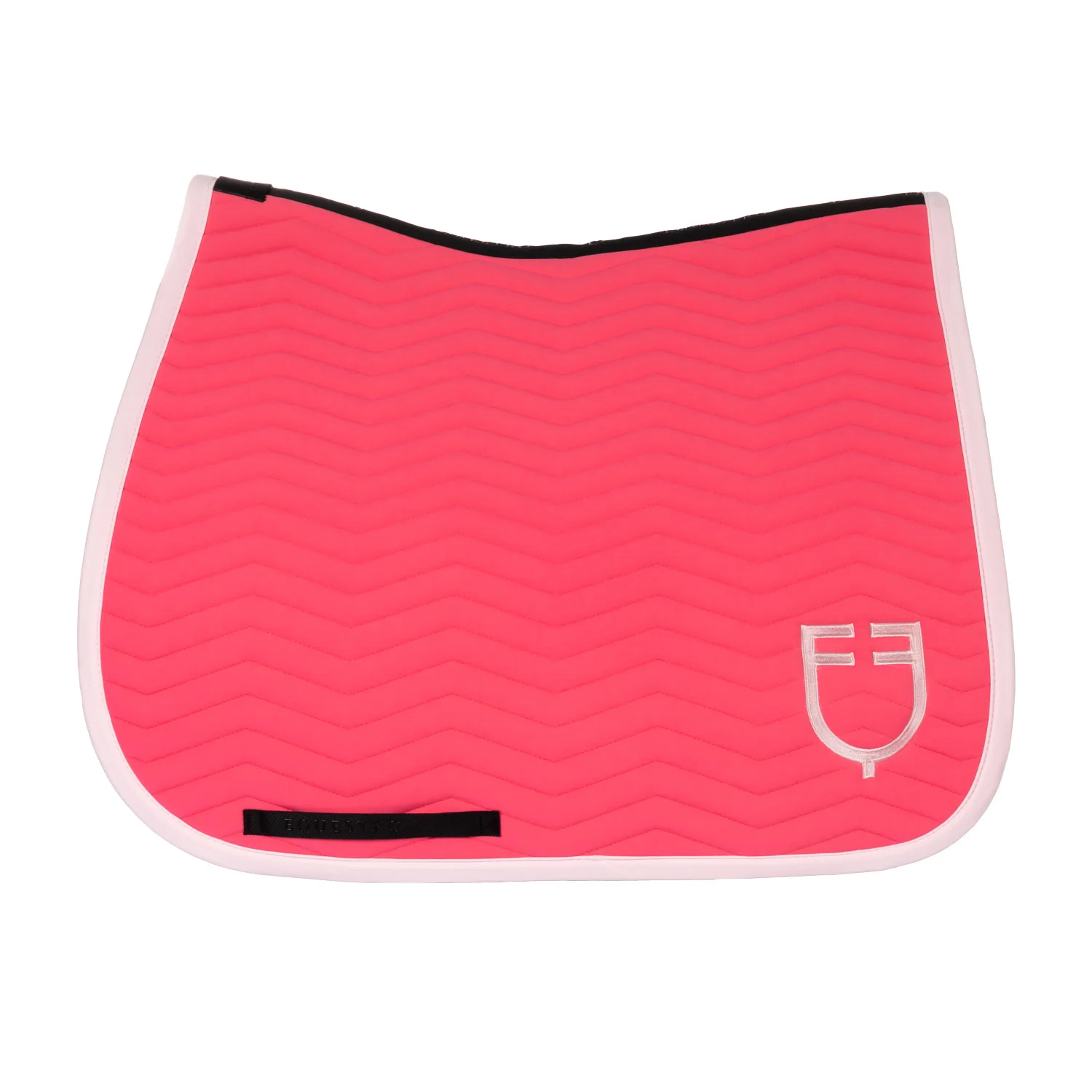 Equestro Wave Quilting Dressage Saddle Pad In Technical Fabric - Image 7