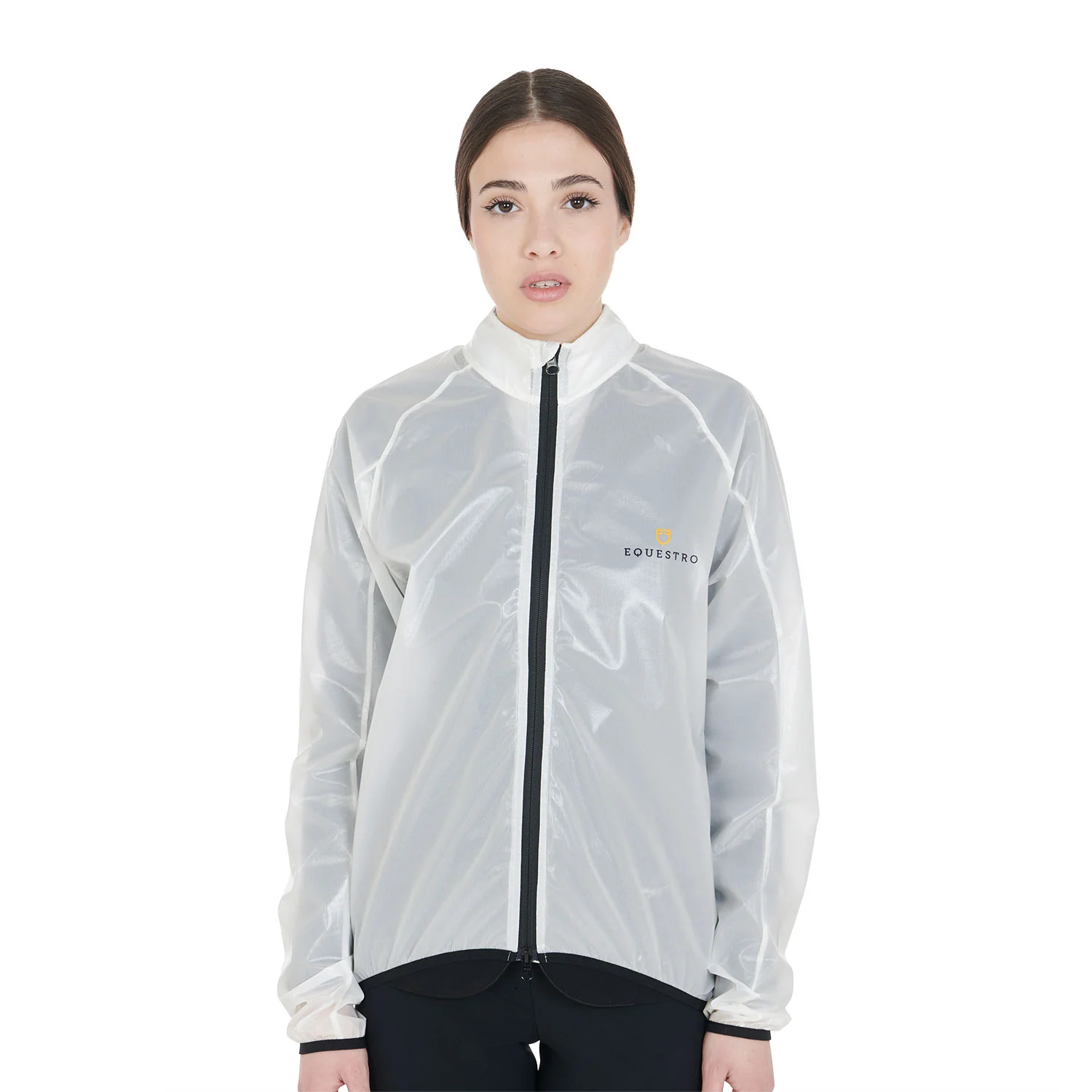 Equestro Windproof And Water-Repellent Unisex Overcoat - Image 9