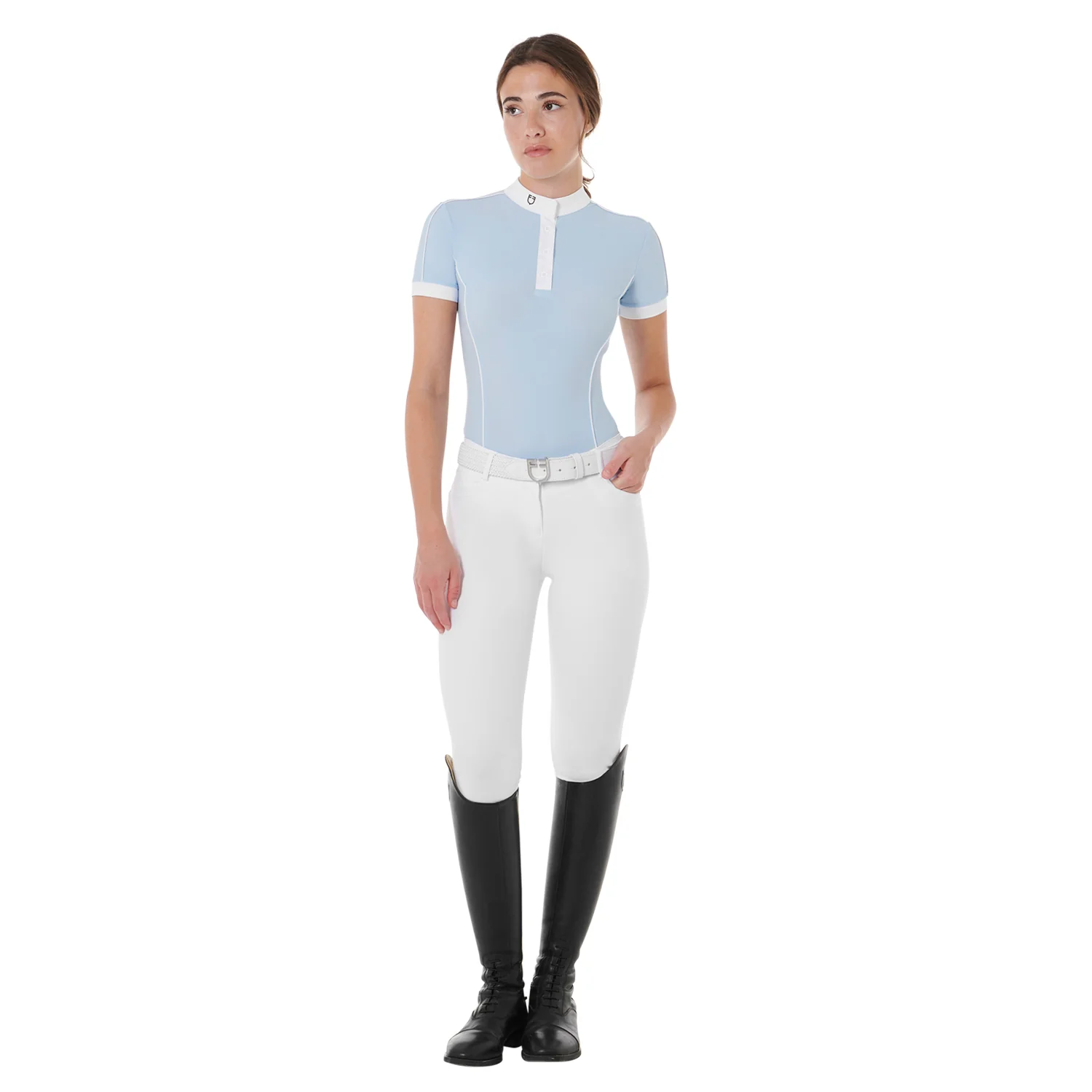 Equestro Women's Competition Body Polo Shirt - Image 13
