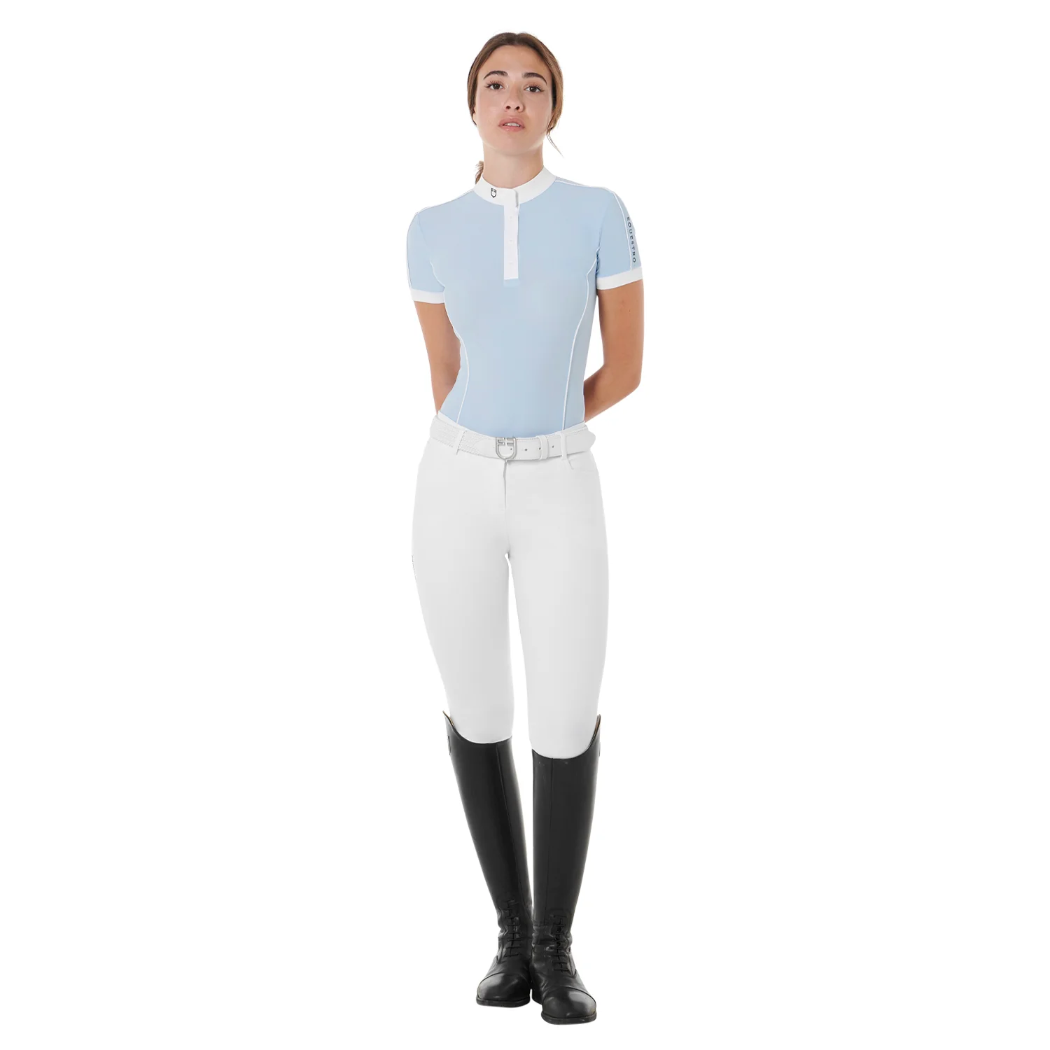 Equestro Women's Competition Body Polo Shirt - Image 14