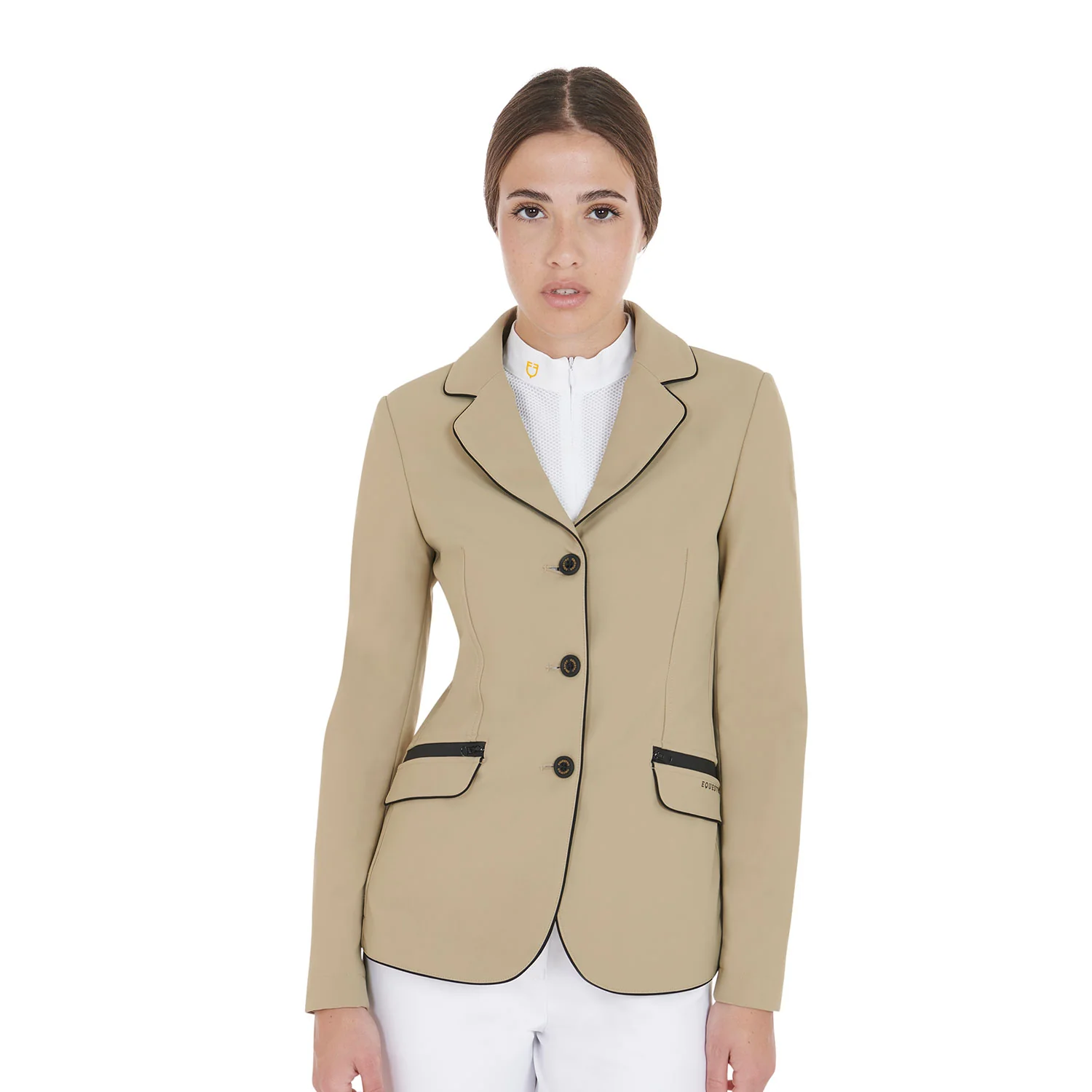 Equestro Women's Competition Jacket In Technical Fabric - Image 25