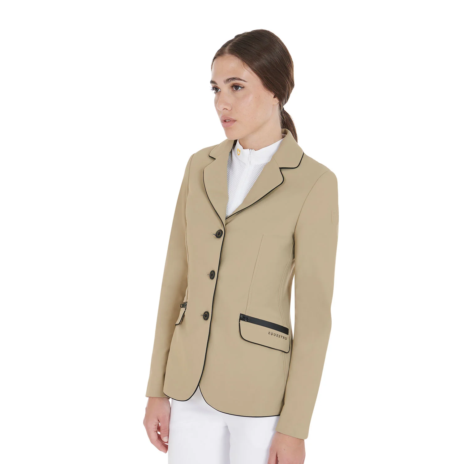 Equestro Women's Competition Jacket In Technical Fabric - Image 3
