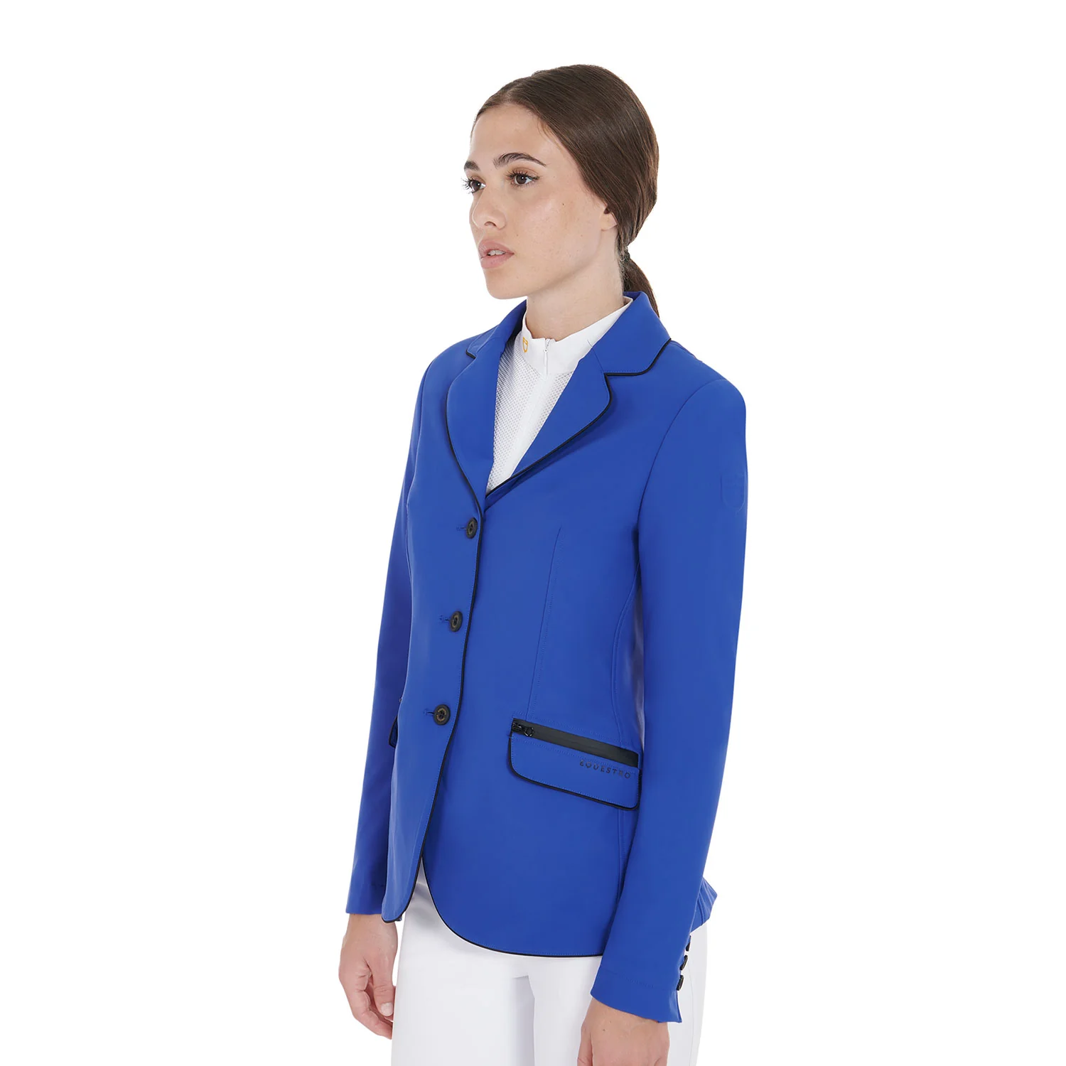 Equestro Women's Competition Jacket In Technical Fabric - Image 45