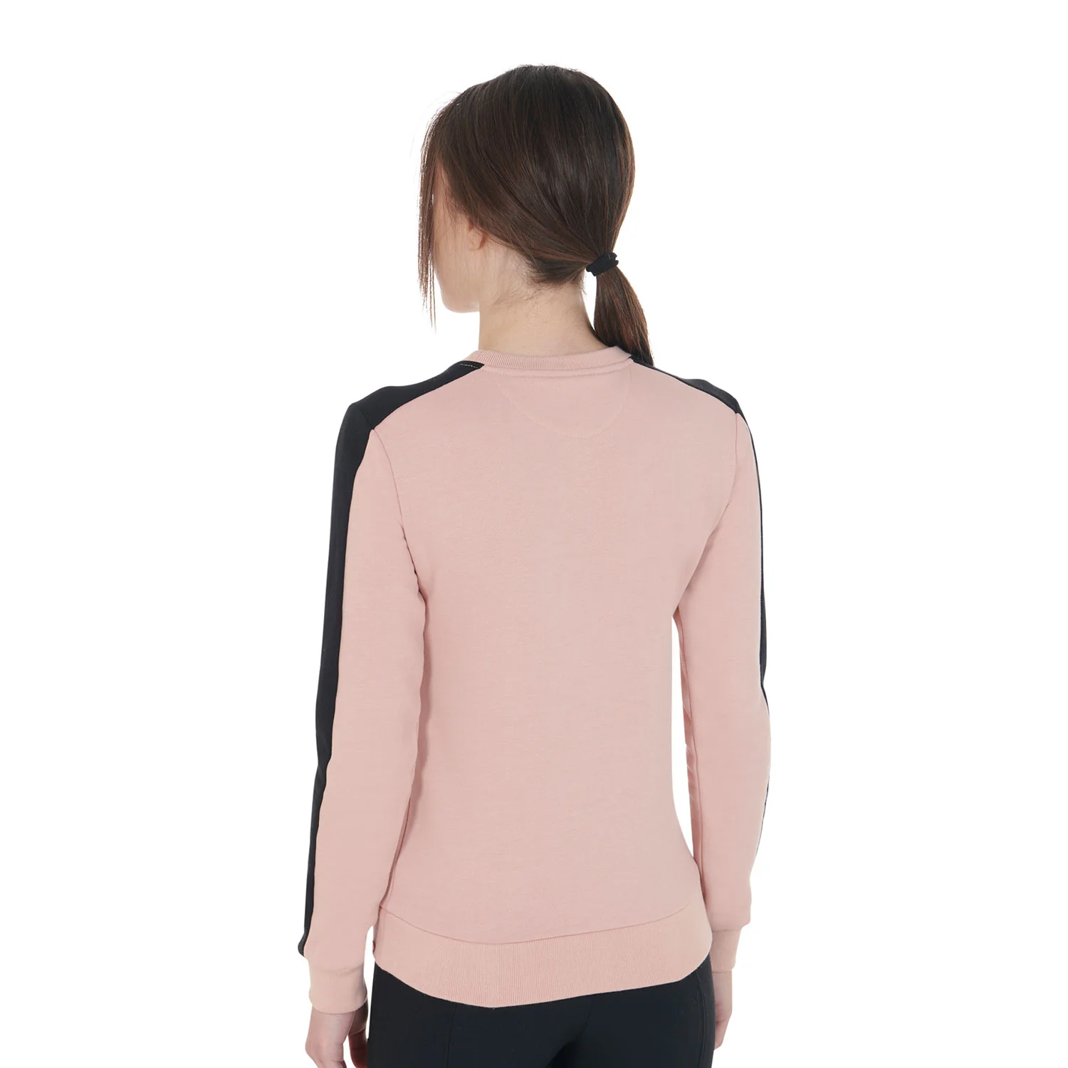 Equestro Women's Crewneck Sweatshirt With Printed Logo - Image 8