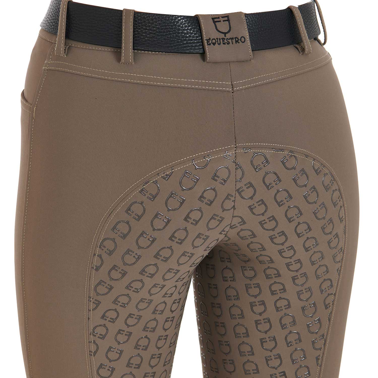 Equestro Women's Full Grip Slim Fit Breeches - Image 19