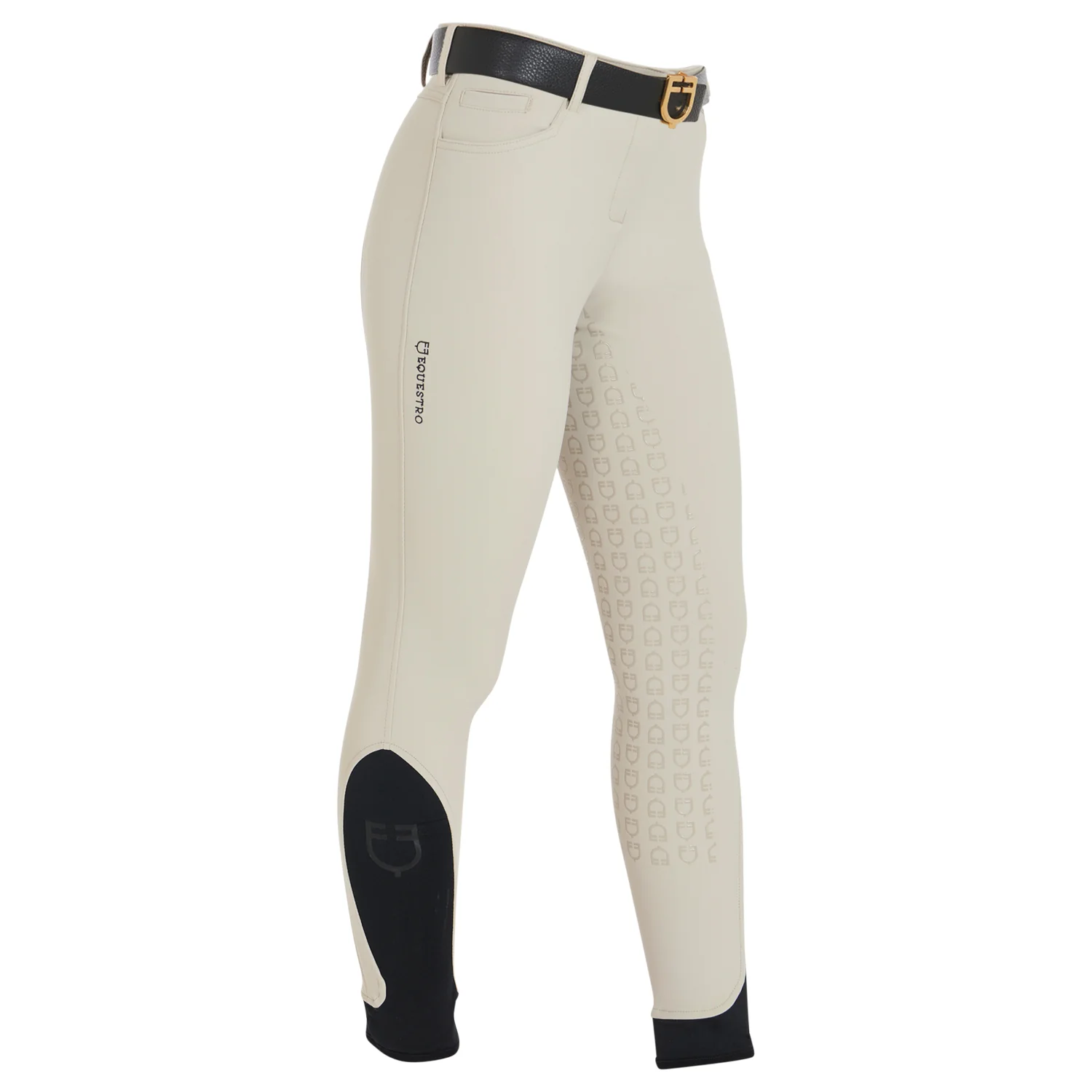 Equestro Women's Full Grip Slim Fit Breeches - Image 2