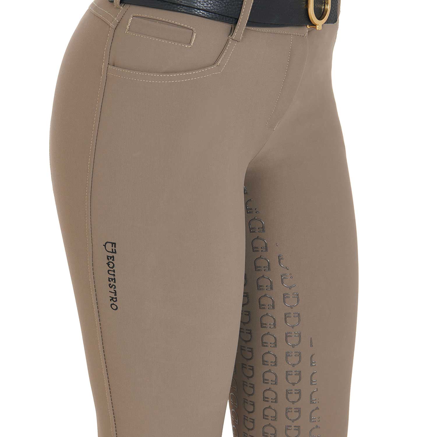 Equestro Women's Full Grip Slim Fit Breeches - Image 20