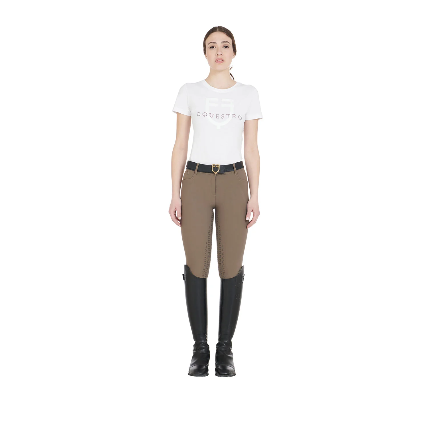 Equestro Women's Full Grip Slim Fit Breeches - Image 21