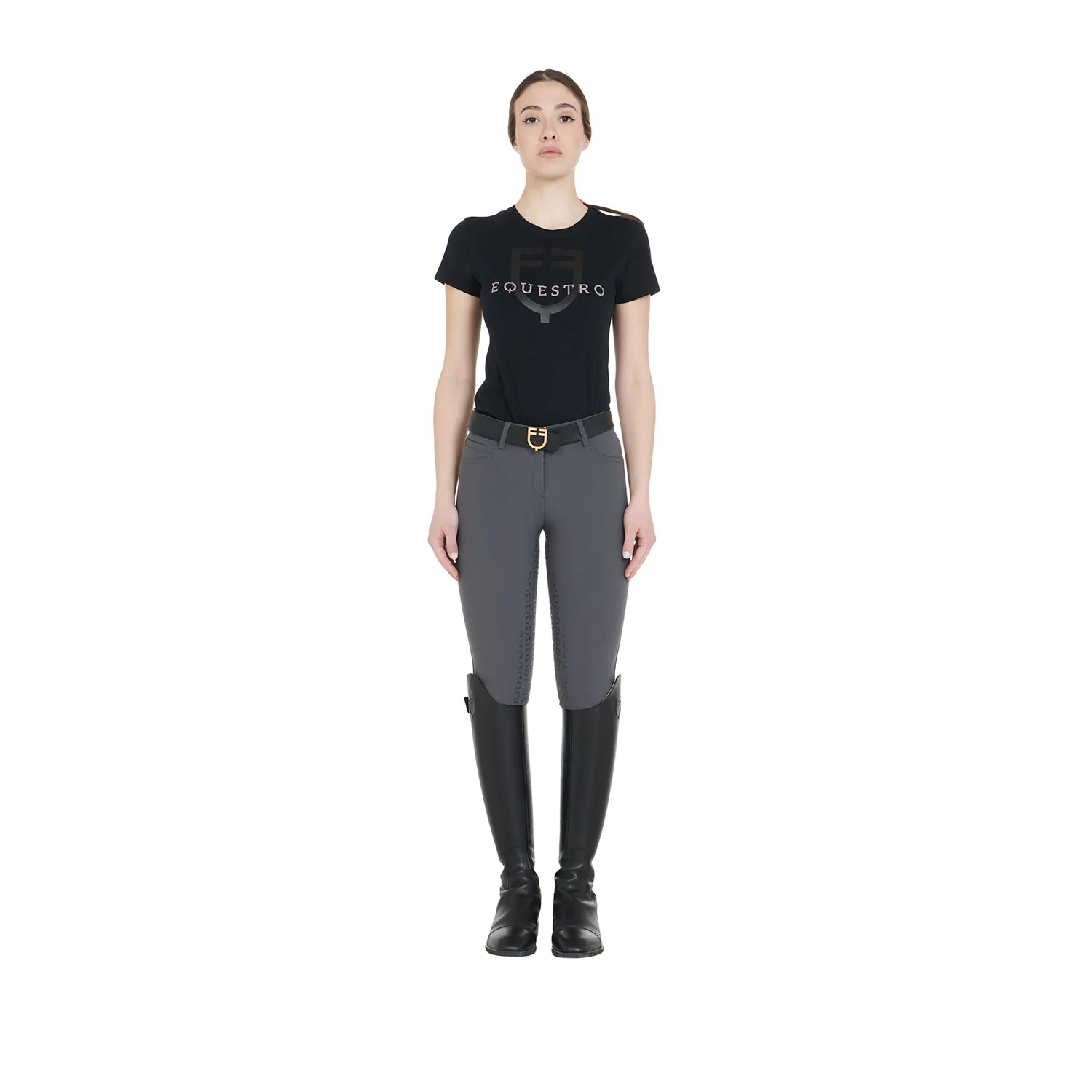 Equestro Women's Full Grip Slim Fit Breeches - Image 27
