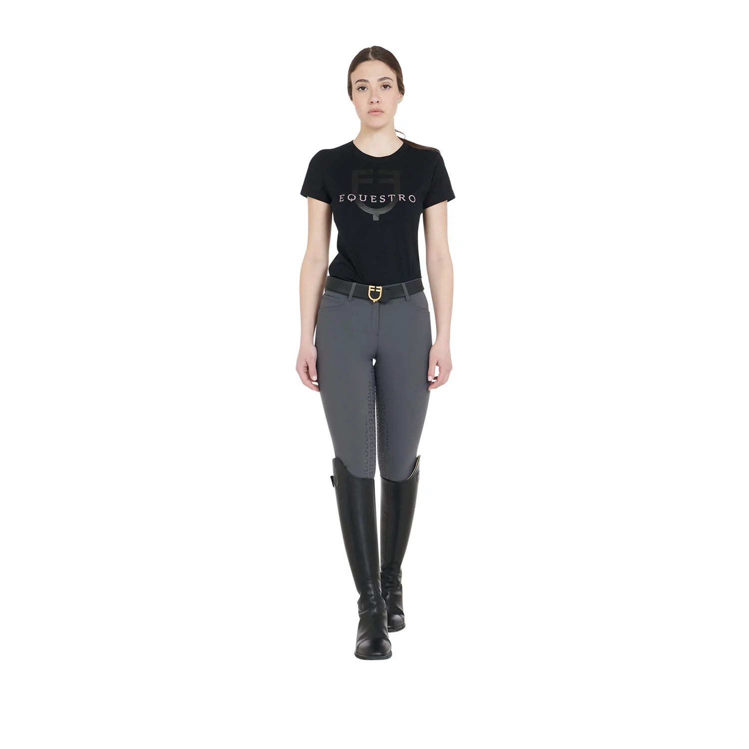 Equestro Women's Full Grip Slim Fit Breeches - Image 28