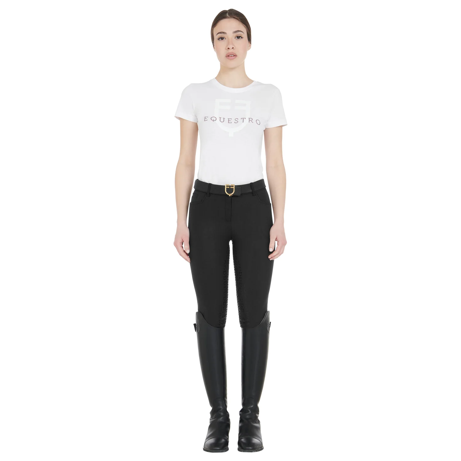 Equestro Women's Full Grip Slim Fit Breeches - Image 39