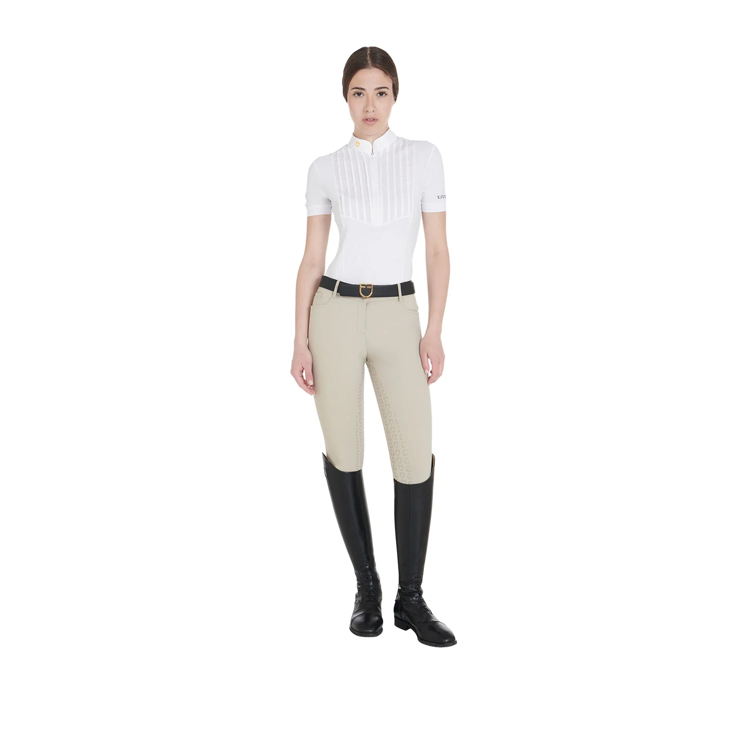 Equestro Women's Full Grip Slim Fit Breeches - Image 8