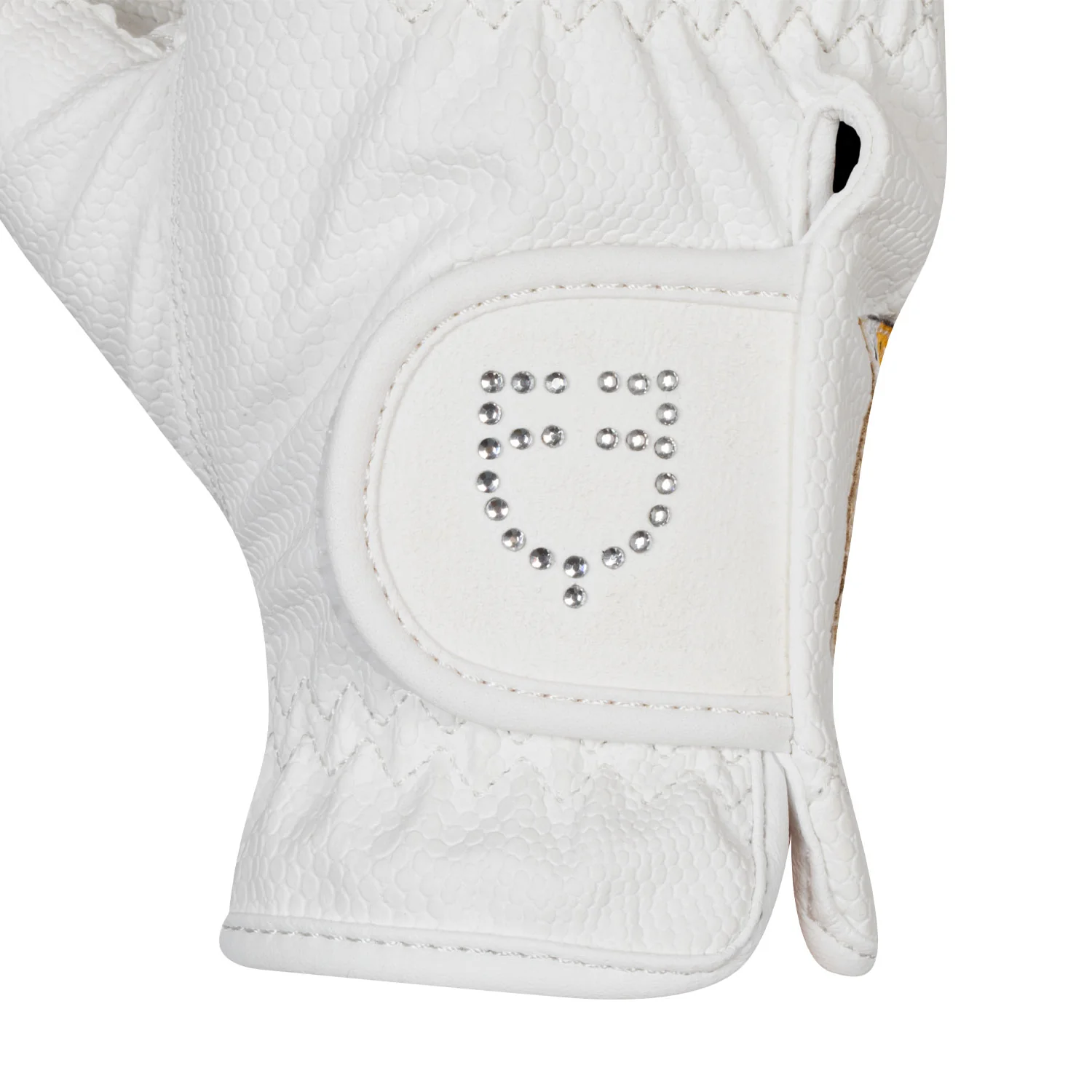 Equestro Women's Gloves In Soft Technical Fabric With Glitter Logo - Image 13