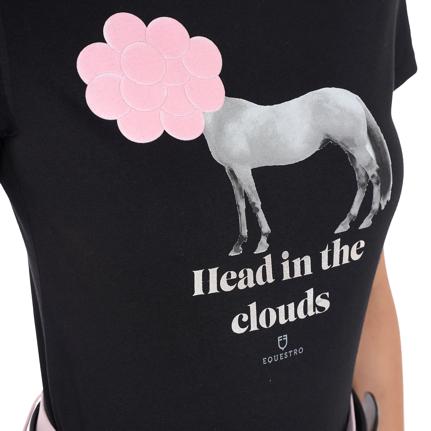 Equestro Women's Head In The Clouds Cotton T-Shirt - Image 3