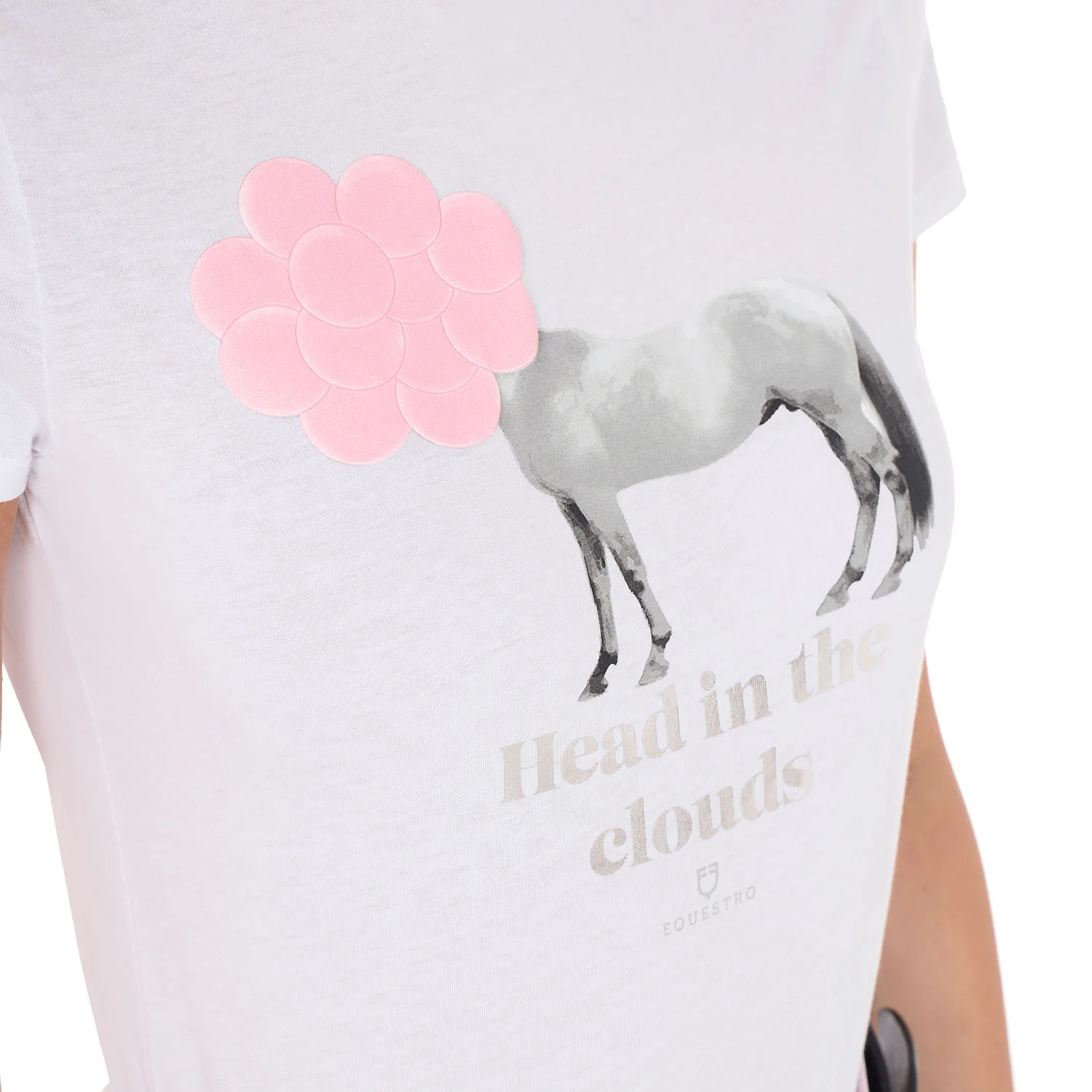 Equestro Women's Head In The Clouds Cotton T-Shirt - Image 7