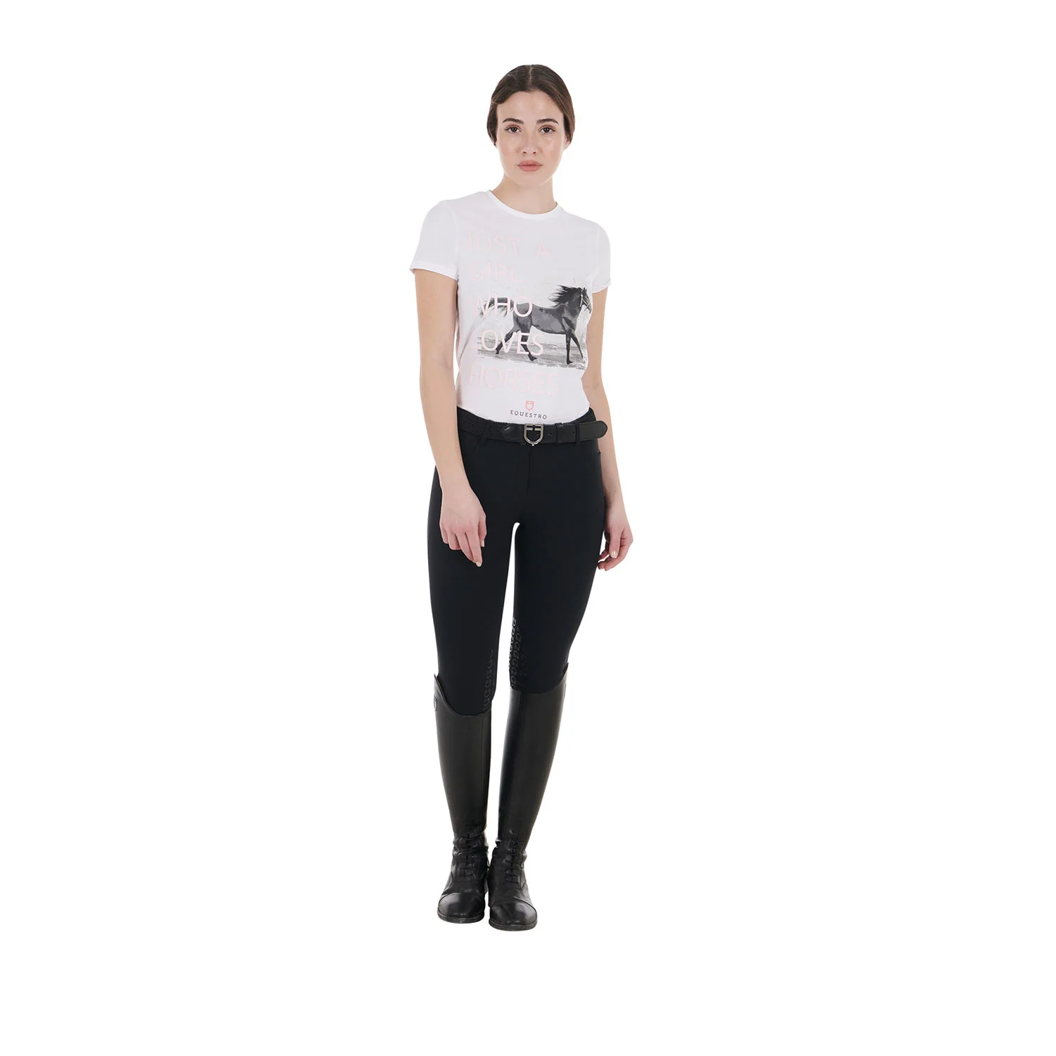 Equestro Women's Horse Lover Cotton T-Shirt - Image 8