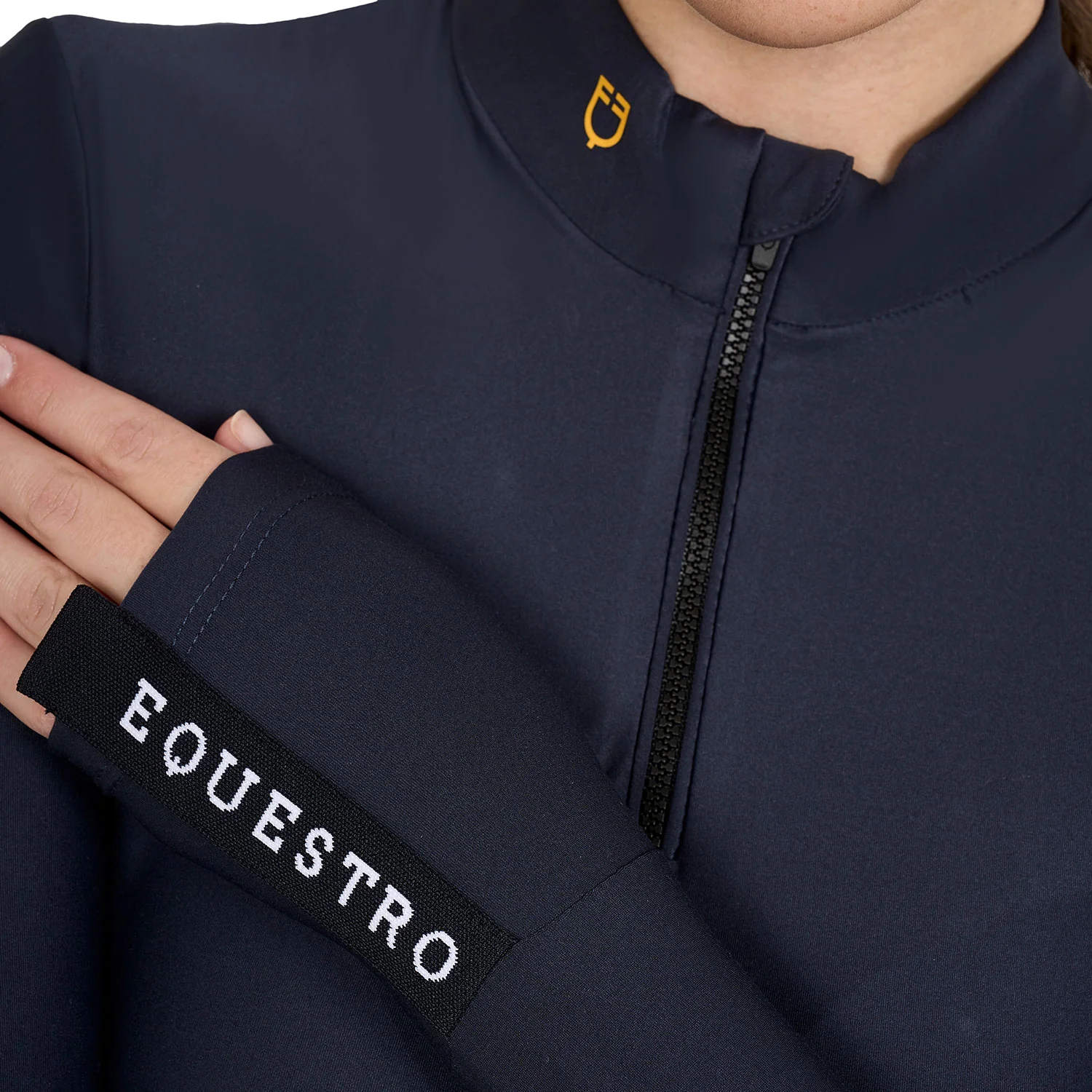Equestro Women's Long-Sleeved Training Technical Polo Shirt - Image 33