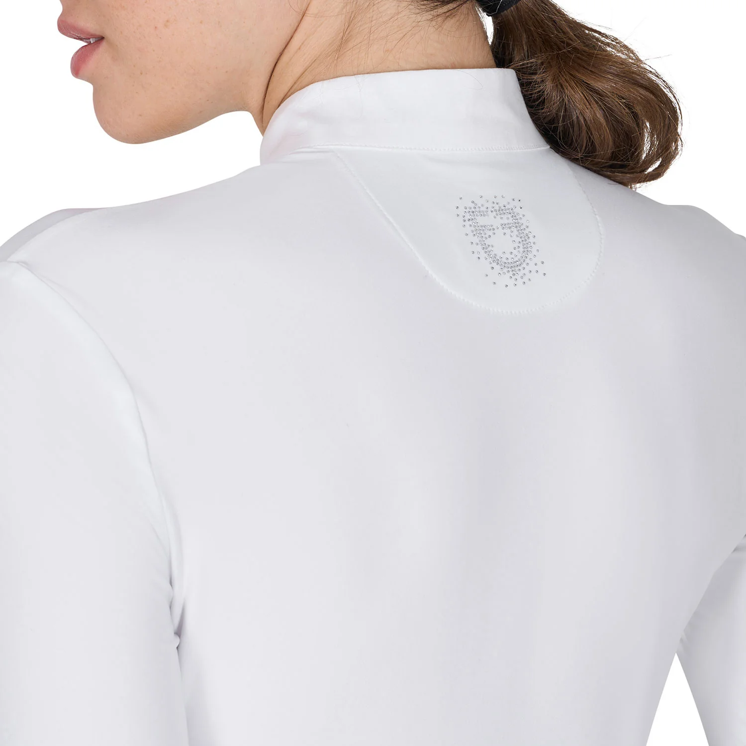 Equestro Women's Slim Fit Competition Polo Shirt Rhinestones - Image 17