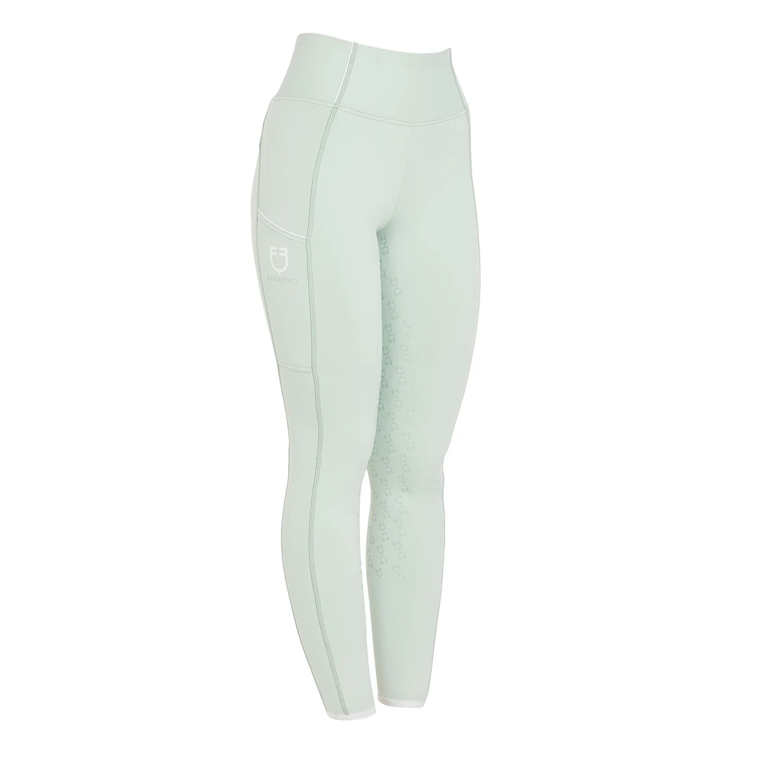 Equestro Women's Slim Fit Full Grip Leggings - Image 125