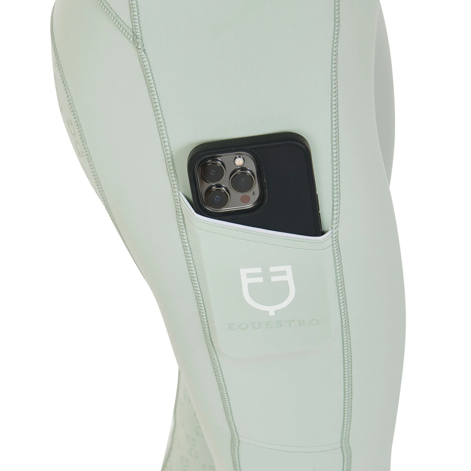 Equestro Women's Slim Fit Full Grip Leggings - Image 129