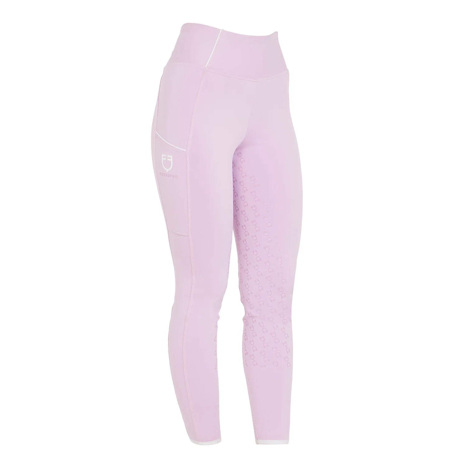 Equestro Women's Slim Fit Full Grip Leggings - Image 138