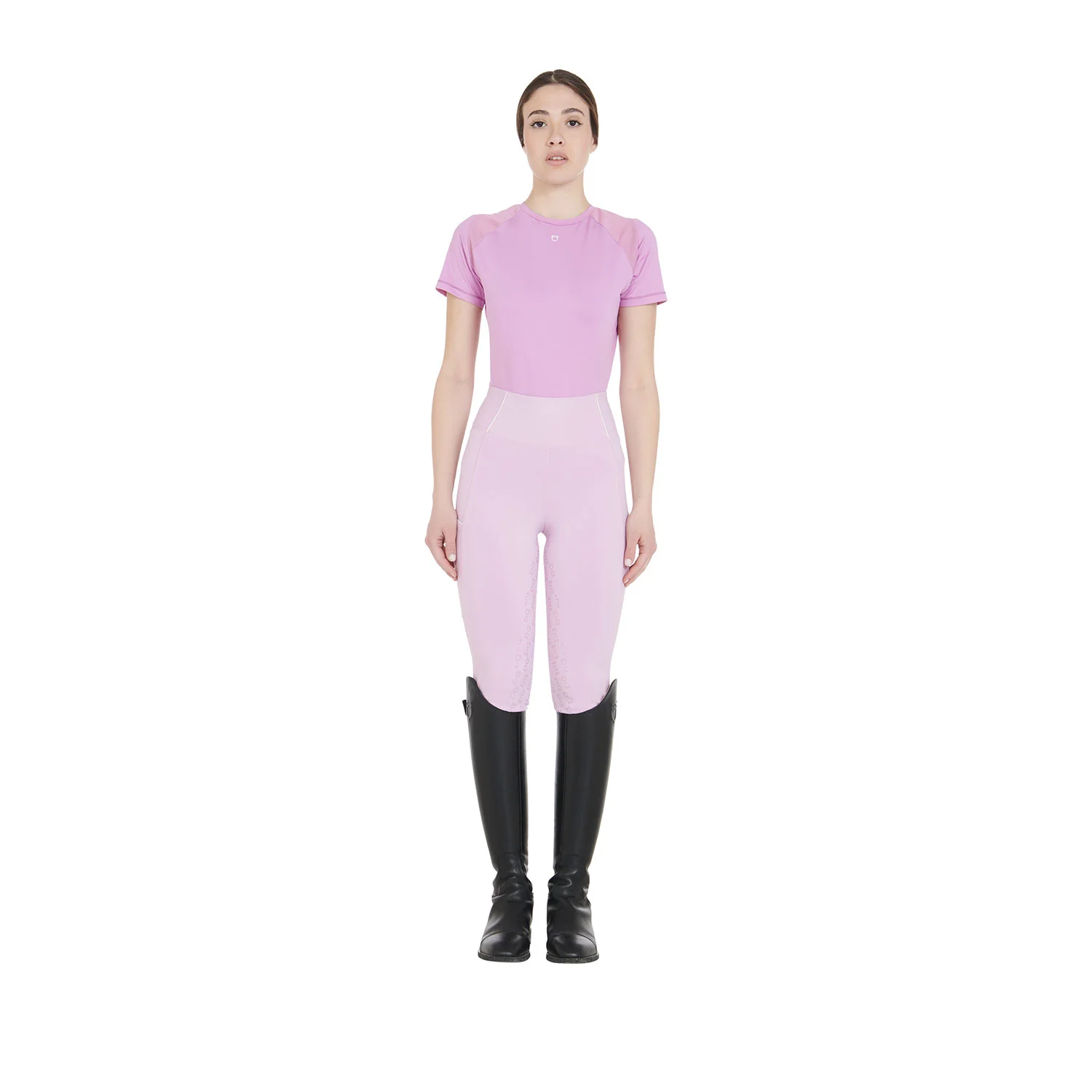 Equestro Women's Slim Fit Full Grip Leggings - Image 144