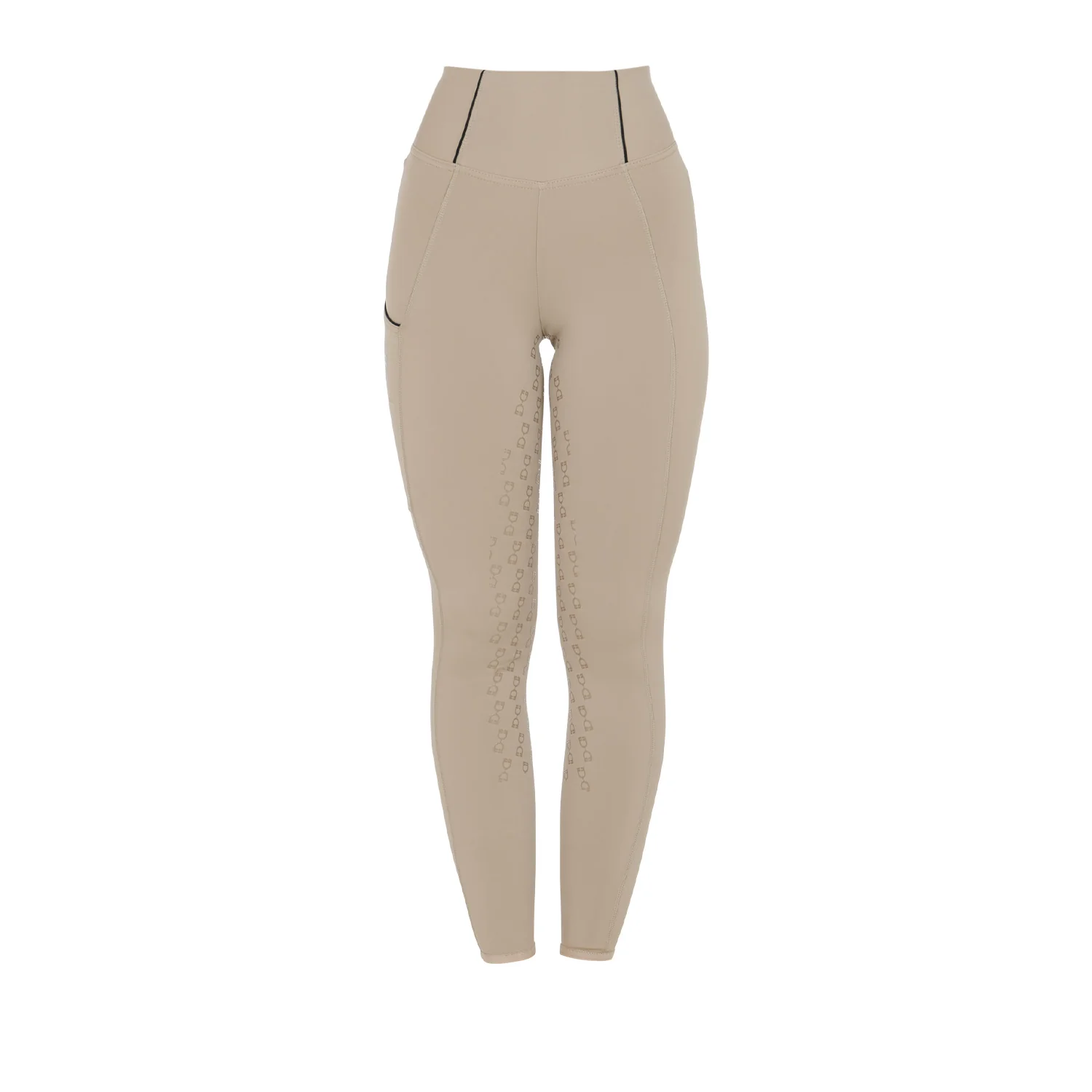 Equestro Women's Slim Fit Full Grip Leggings - Image 41