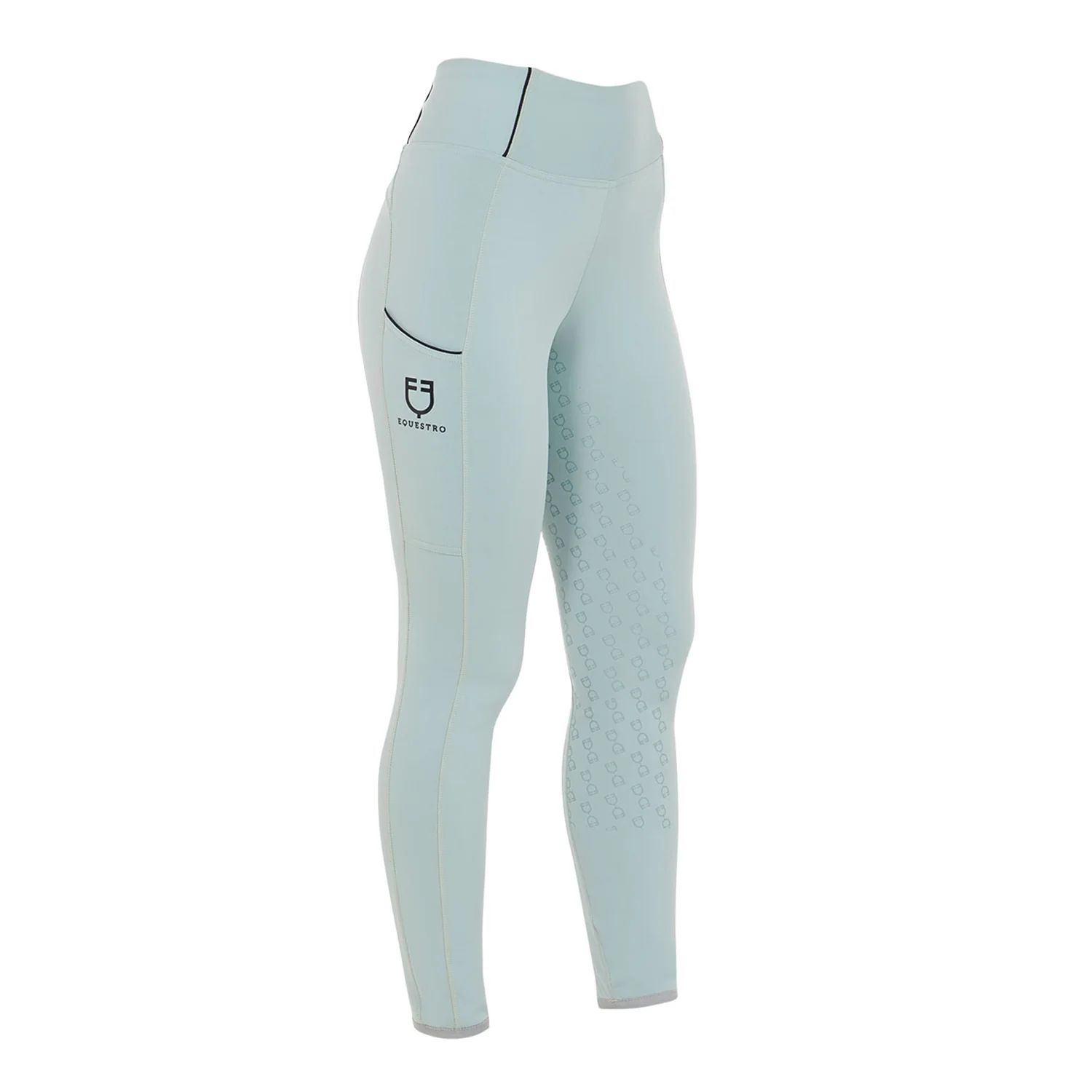 Equestro Women's Slim Fit Full Grip Leggings - Image 48