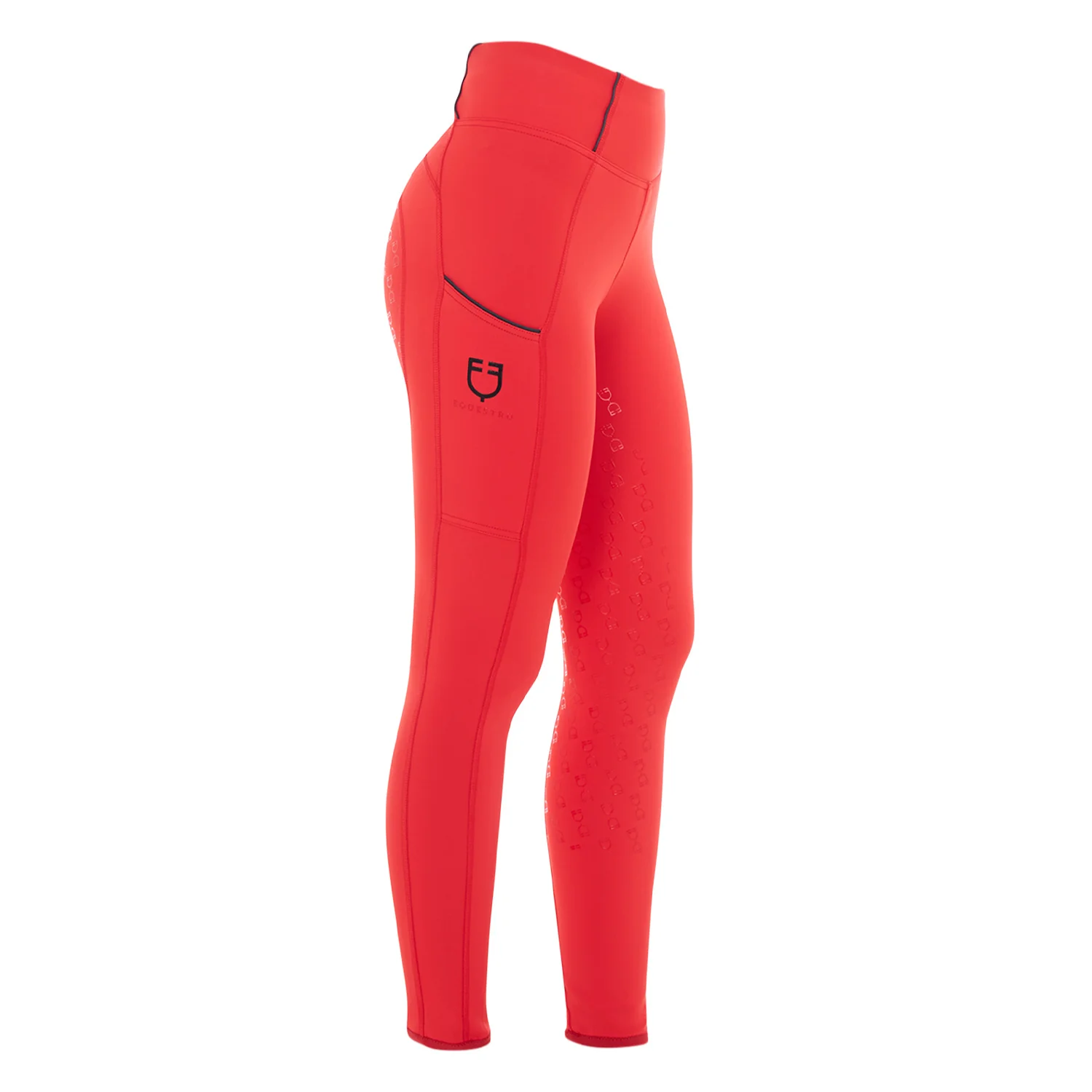Equestro Women's Slim Fit Full Grip Leggings - Image 64
