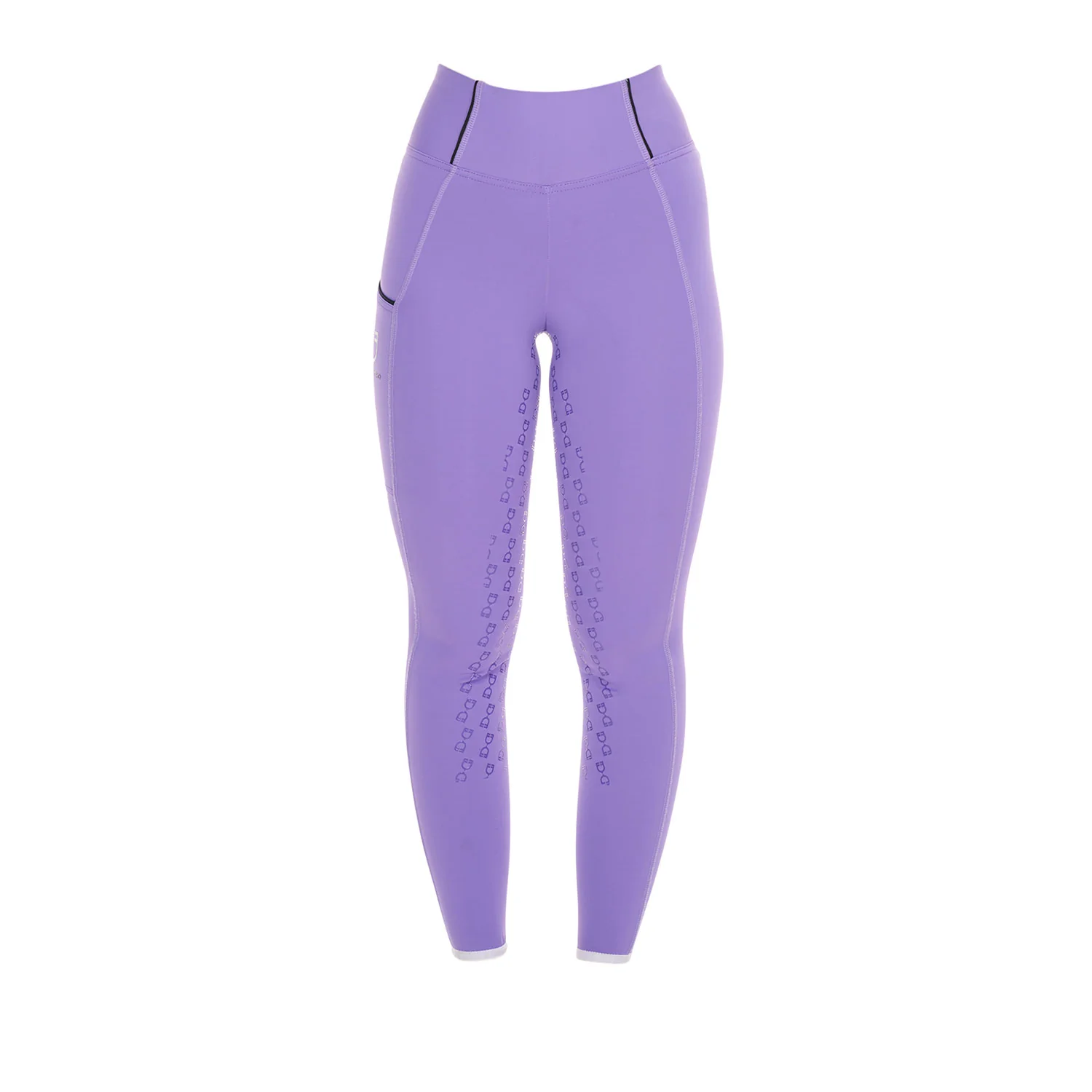 Equestro Women's Slim Fit Full Grip Leggings - Image 71