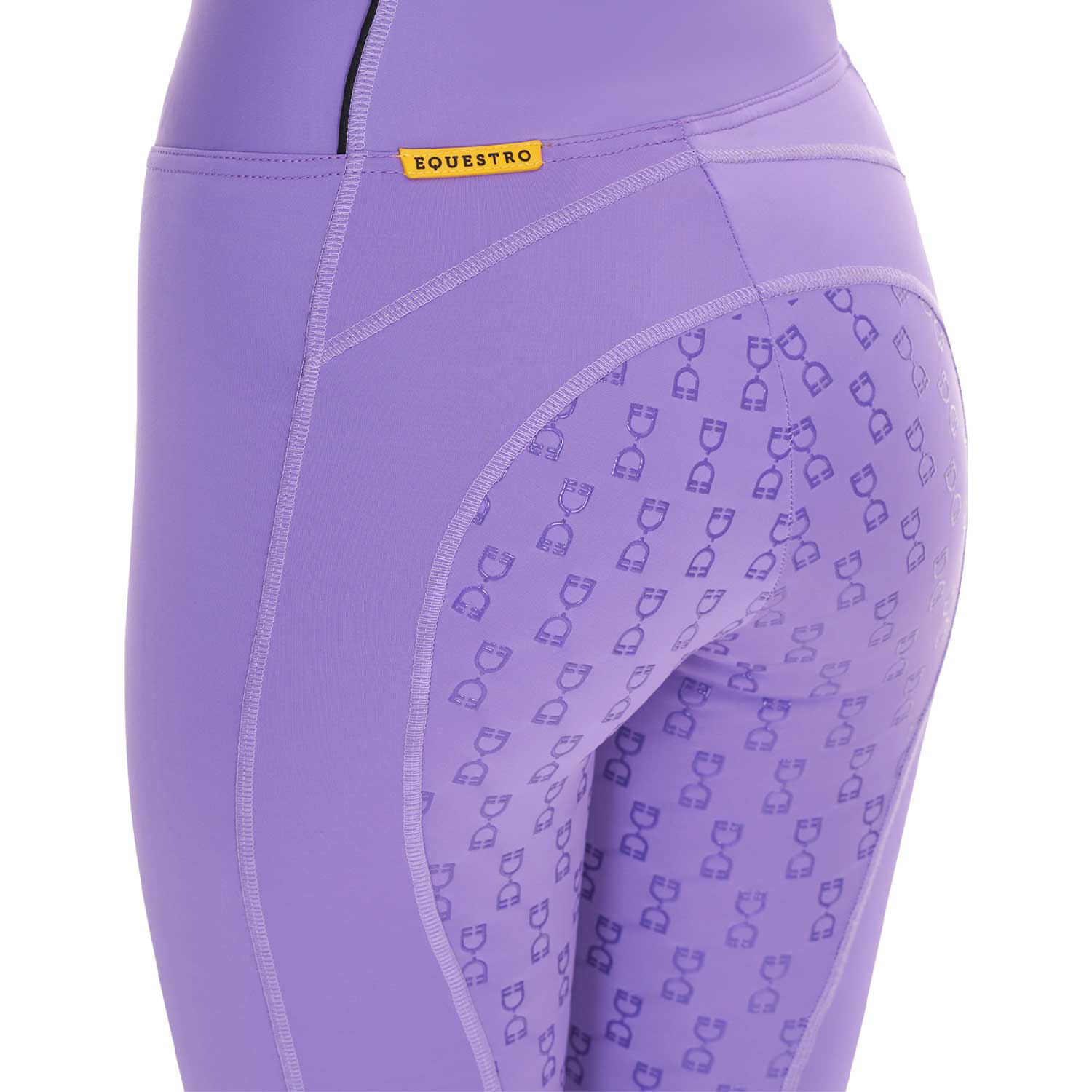Equestro Women's Slim Fit Full Grip Leggings - Image 75
