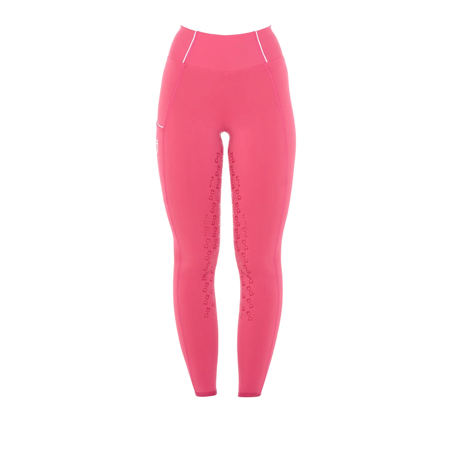 Equestro Women's Slim Fit Full Grip Leggings - Image 79