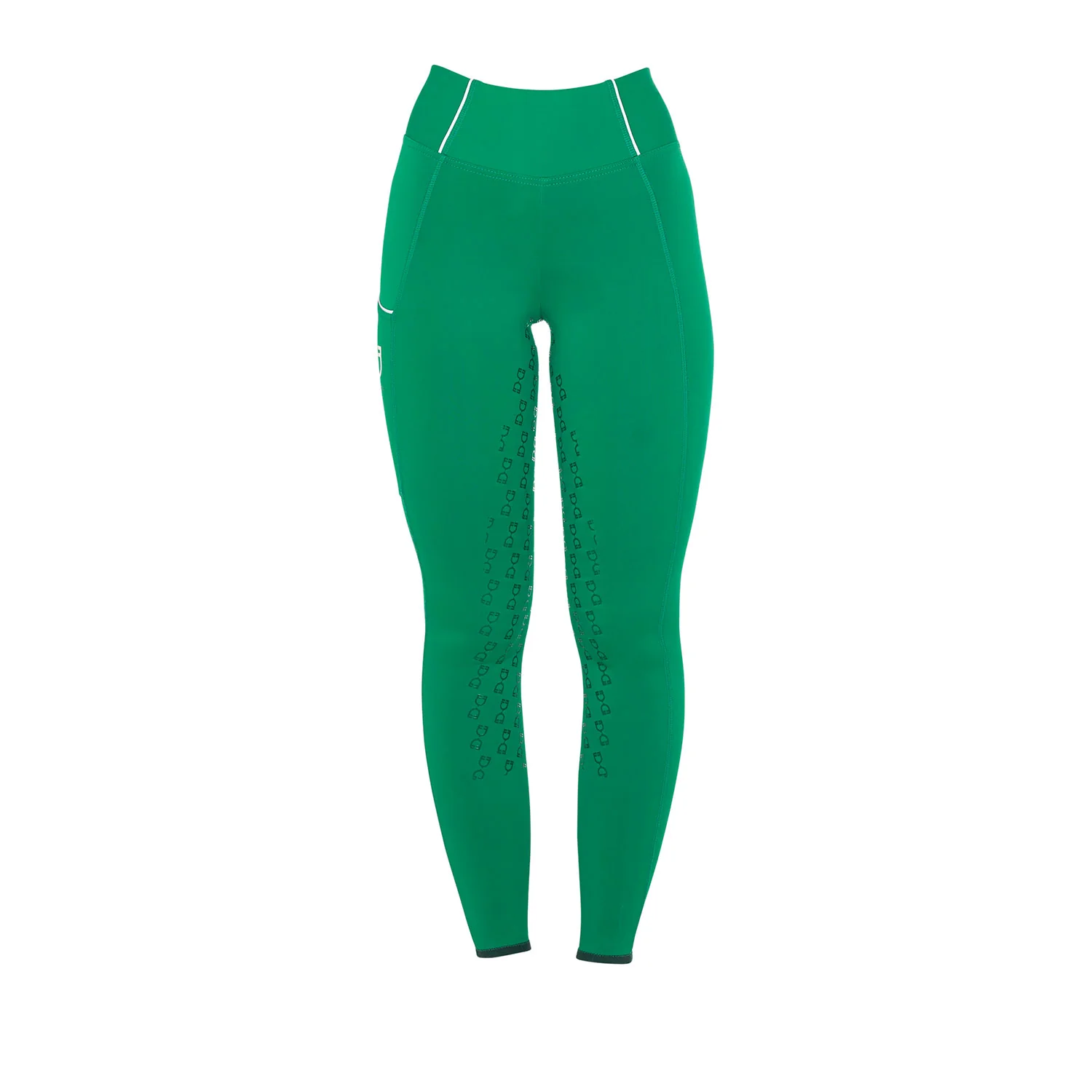 Equestro Women's Slim Fit Full Grip Leggings - Image 86