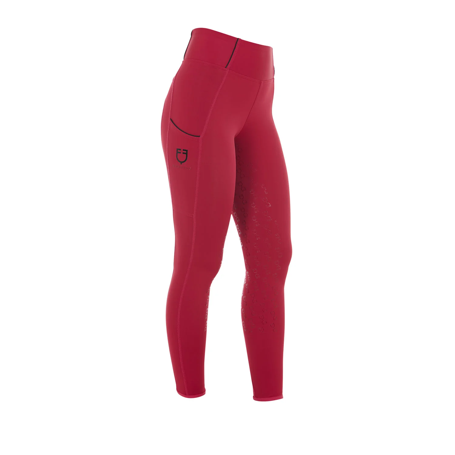Equestro Women's Slim Fit Full Grip Leggings - Image 92