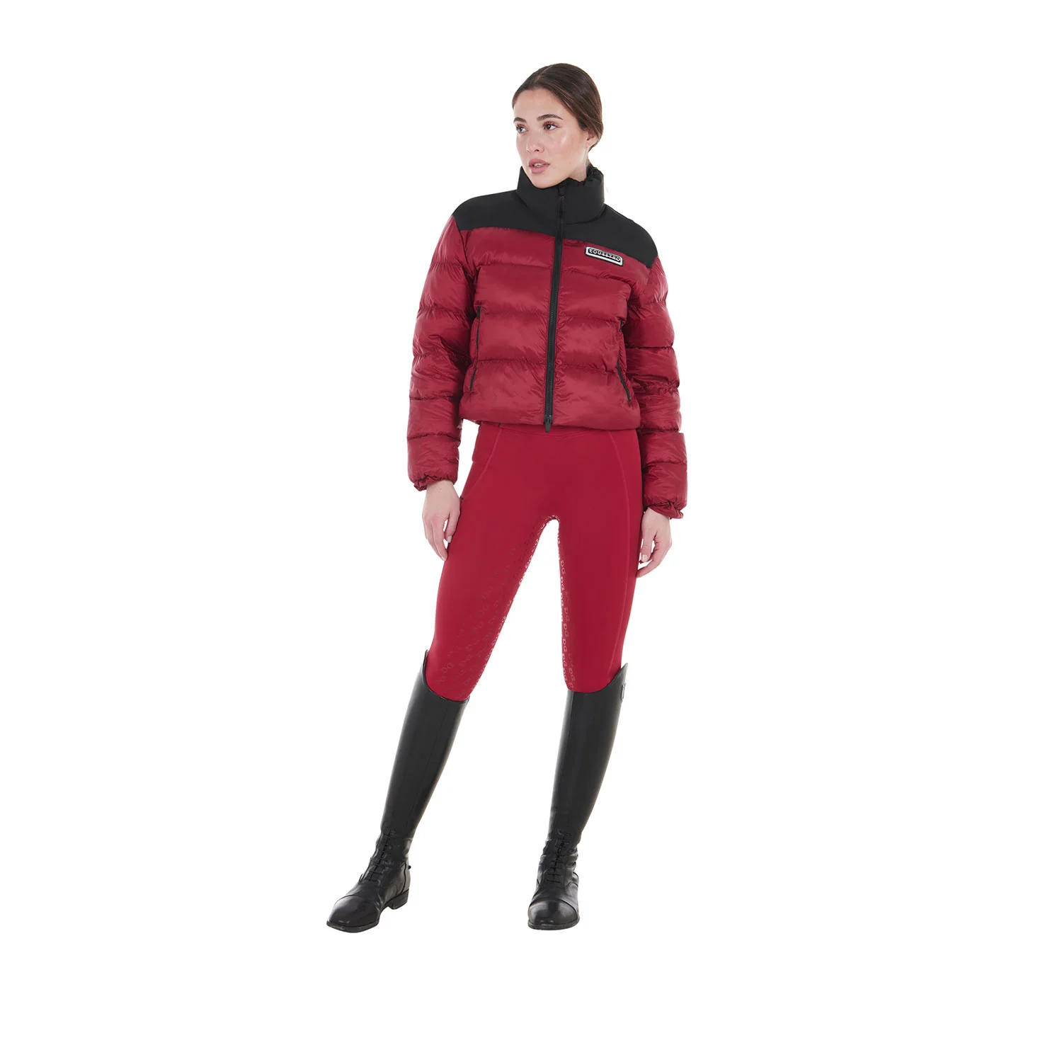 Equestro Women's Slim Fit Full Grip Leggings - Image 99