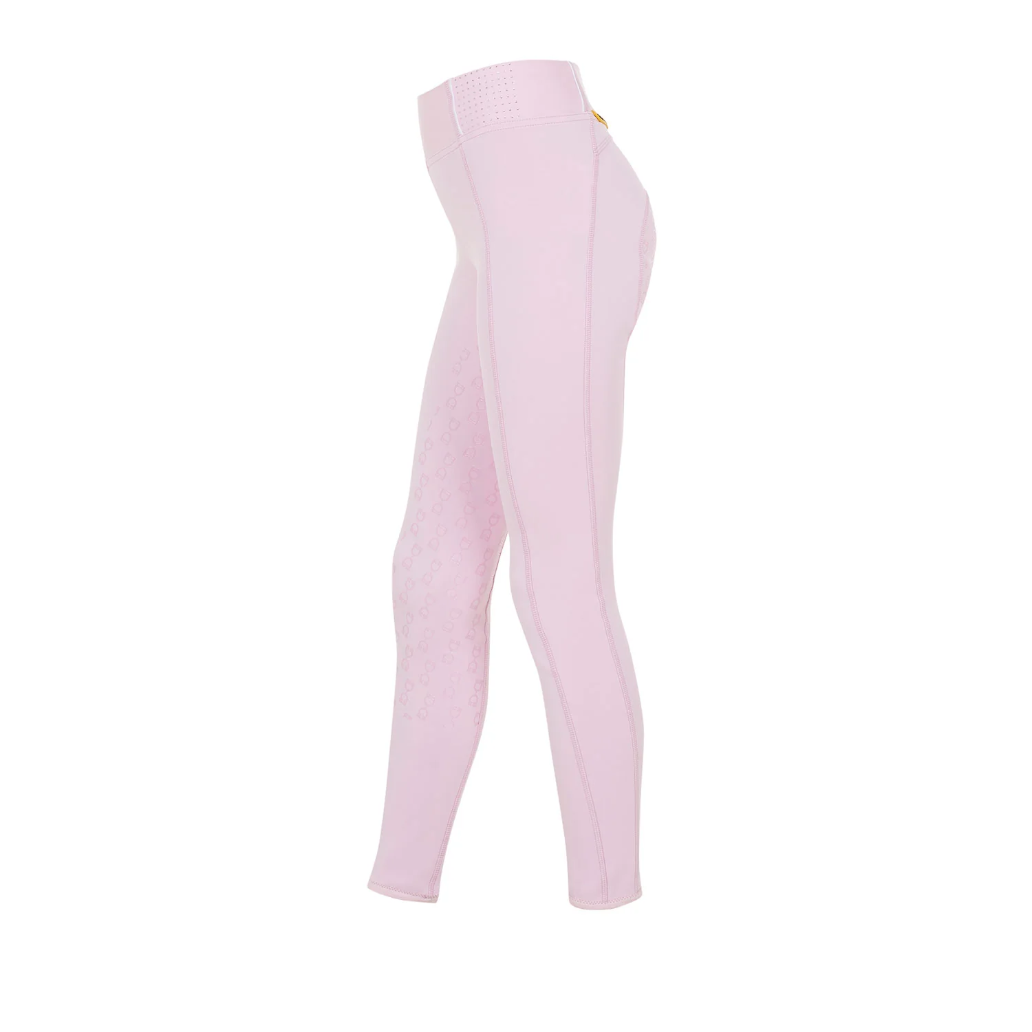 Equestro Women's Slim Fit High-Waisted Leggings with Rhinestones - Image 4