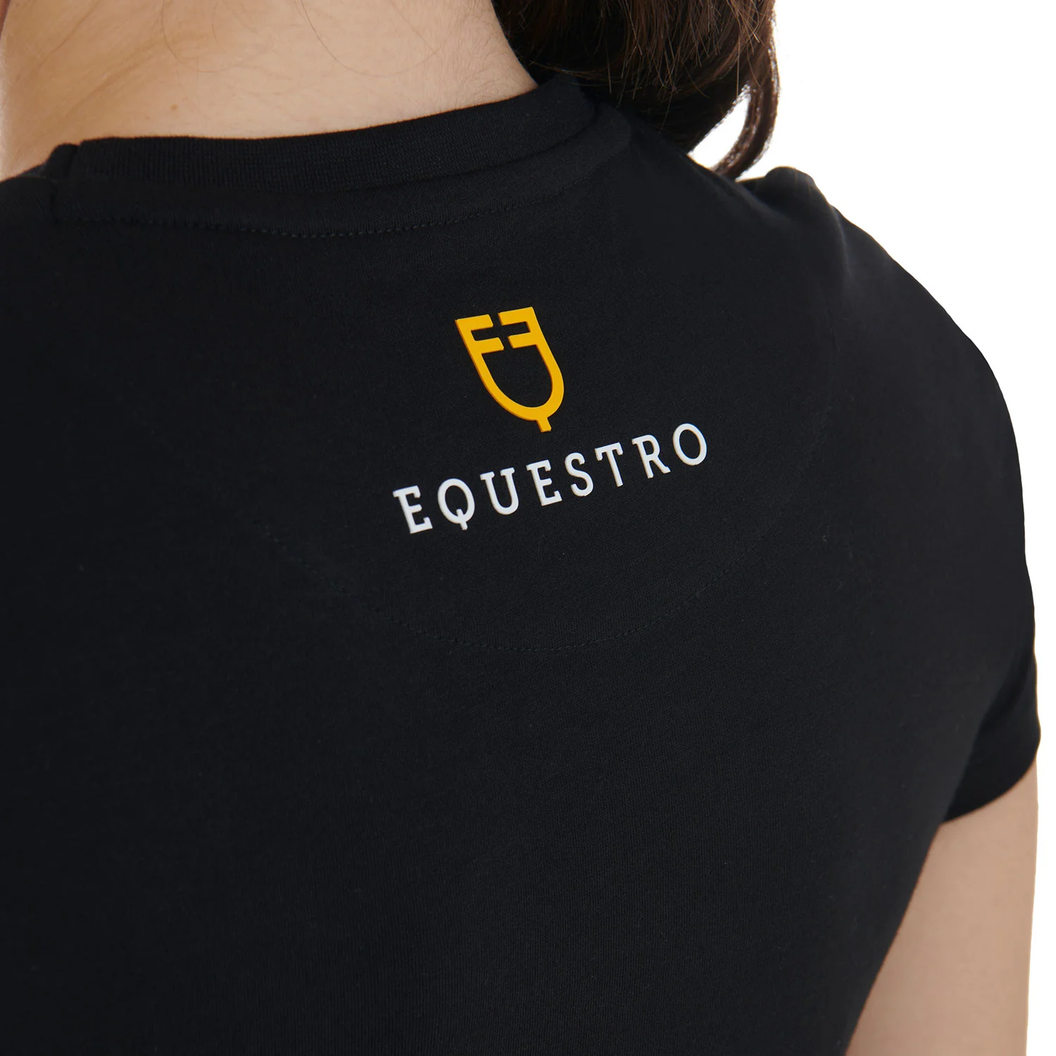 Equestro Women's Slim Fit T-Shirt Moonlight Print - Image 4