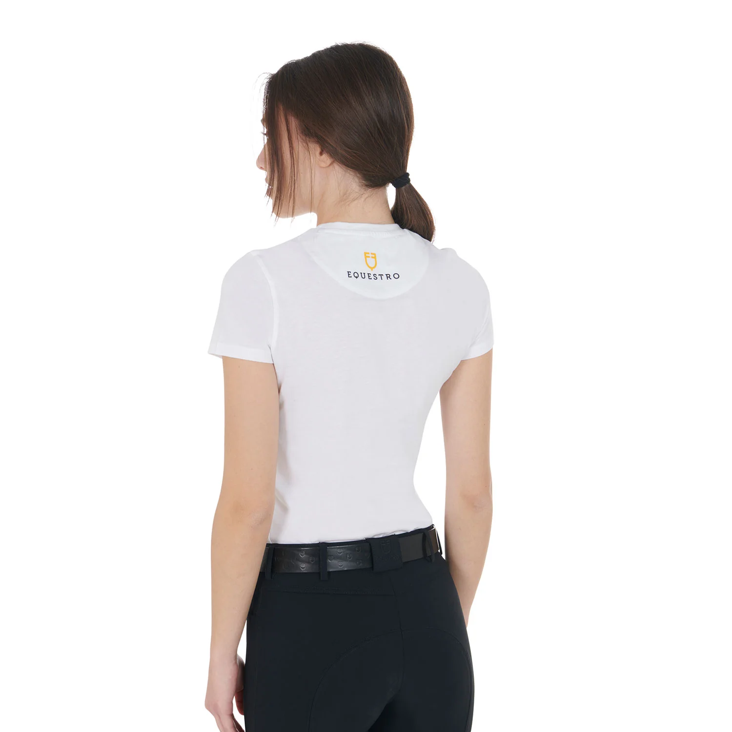 Equestro Women's Slim Fit T-Shirt Moonlight Print - Image 9