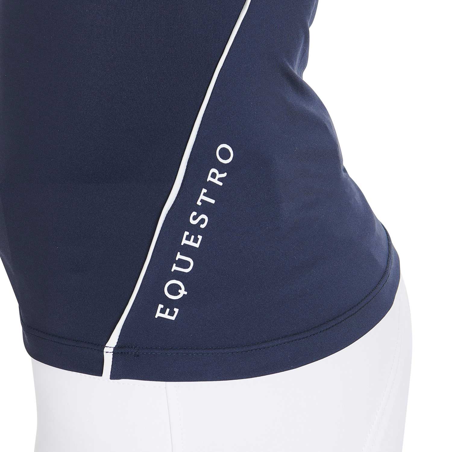 Equestro Women's Slim Fit Technical Training Polo Shirt - Image 51