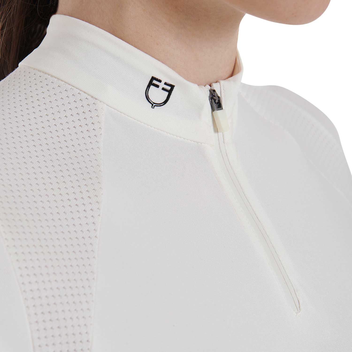 Equestro Women's Slim Fit Technical Training Polo Shirt - Image 58