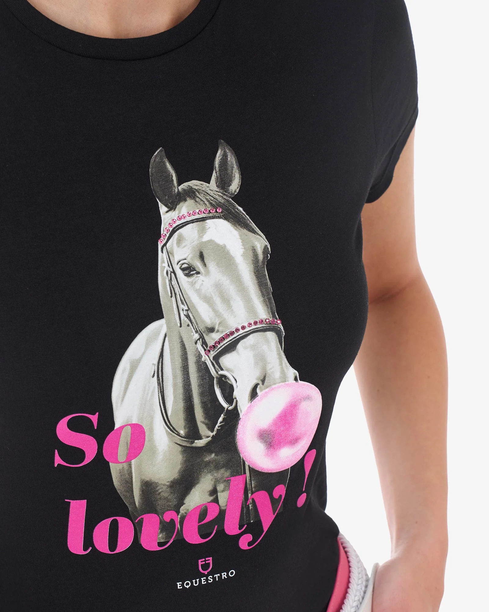 Equestro Women's T-Shirt with So Lovely Print - Image 6