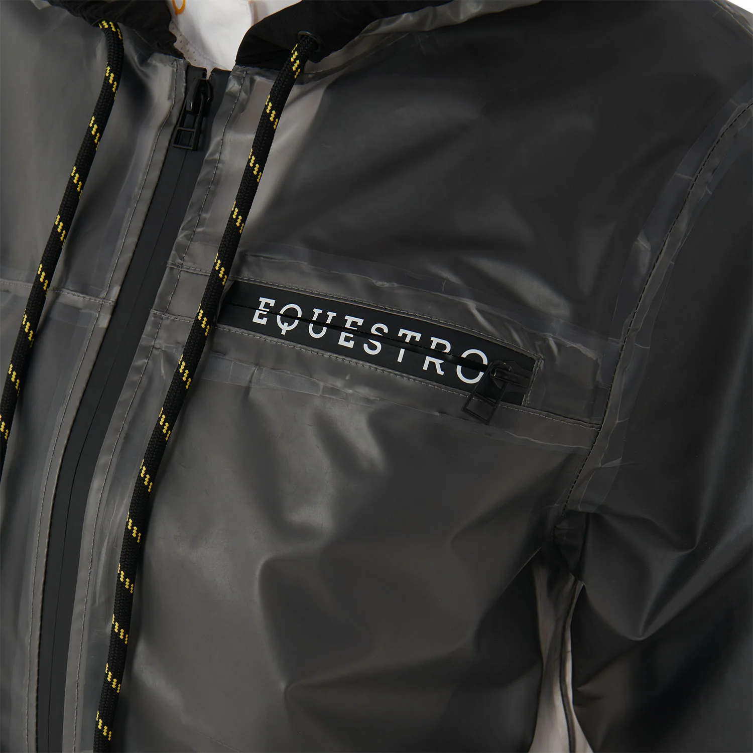 Equestro Women's Transparent Technical Raincoat - Image 4