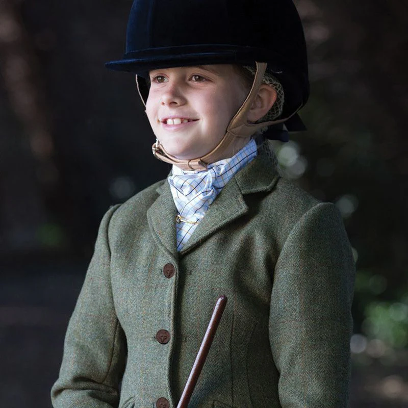 Equetech Claydon Tweed Junior Jacket - Image 3