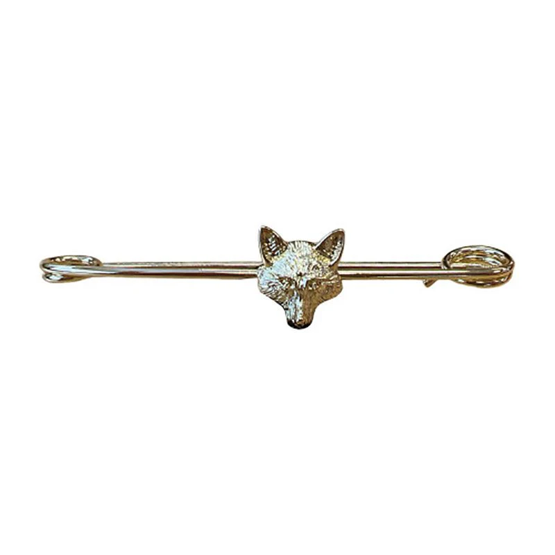 Equetech Traditional Fox  Stock Pin - Image 2