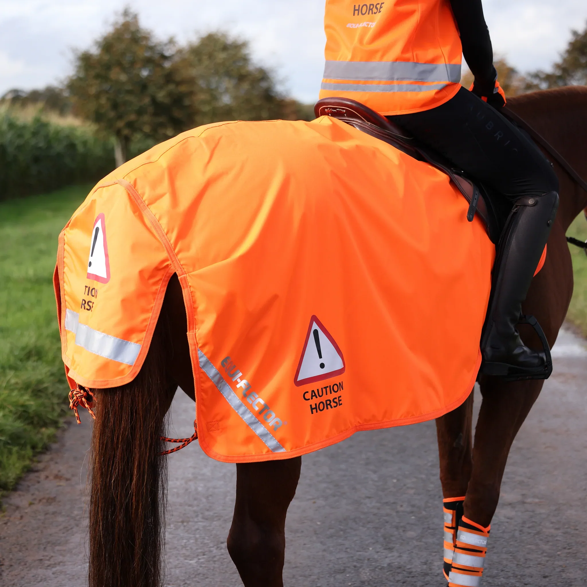 Shires EQUI-FLECTOR Waterproof Exercise Sheet - Image 2